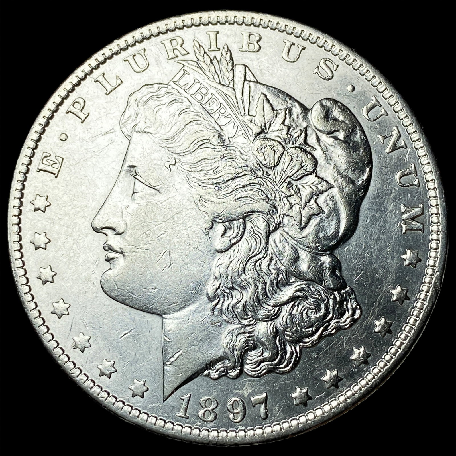 1897-O Silver Morgan Dollar CLOSELY UNCIRCULATED: 1897-O Silver Morgan Dollar CLOSELY UNCIRCULATED