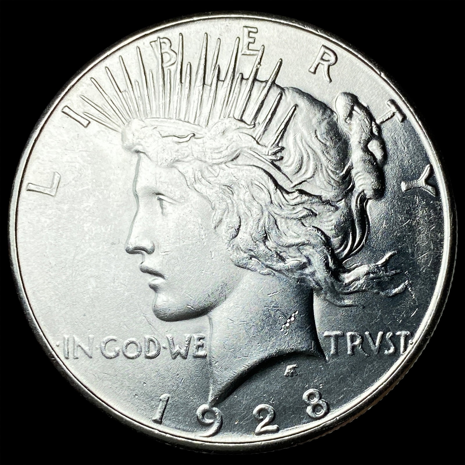 1928-S Silver Peace Dollar UNCIRCULATED (1 of 2)