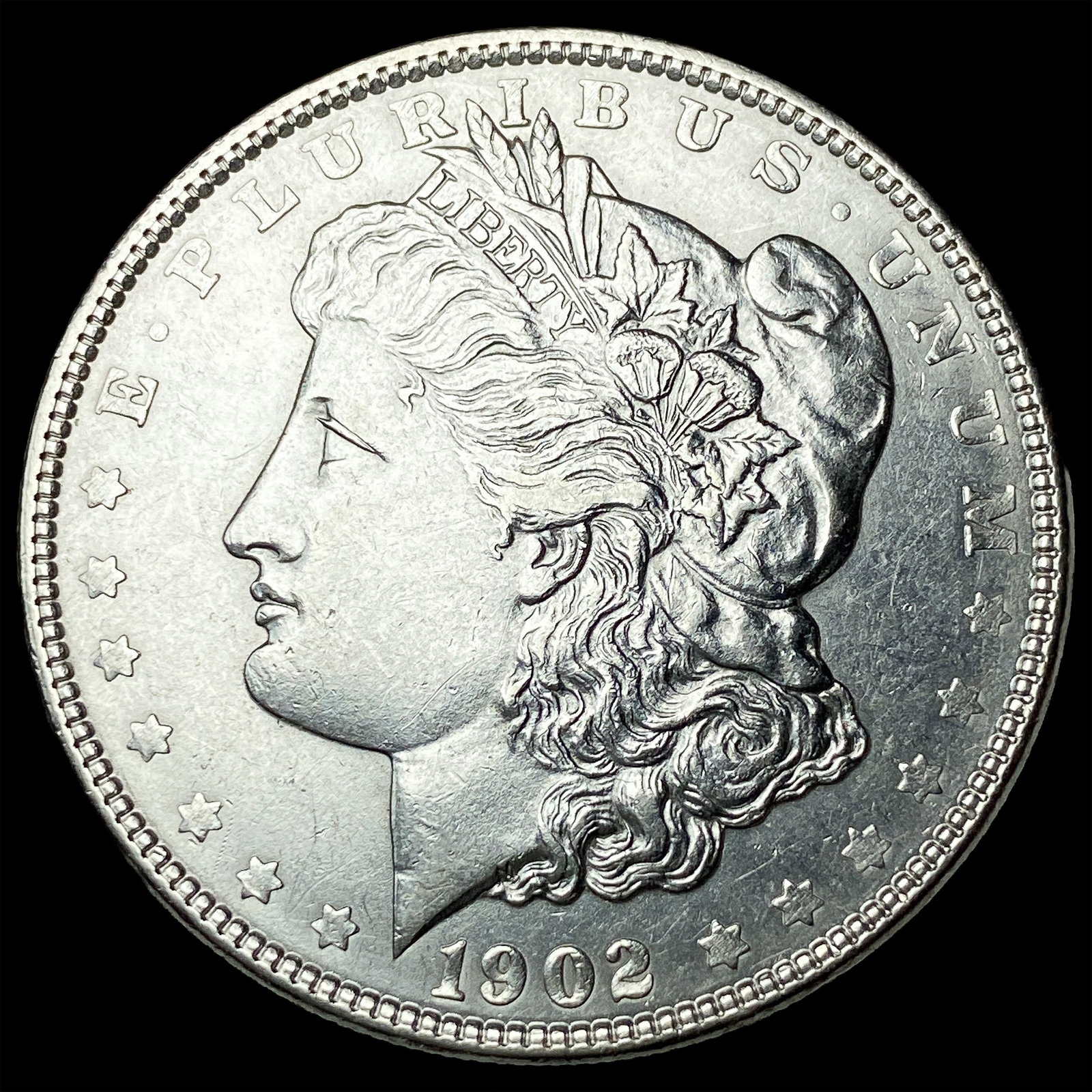 1902 Morgan Silver Dollar CLOSELY UNCIRCULATED: 1902 Morgan Silver Dollar CLOSELY UNCIRCULATED