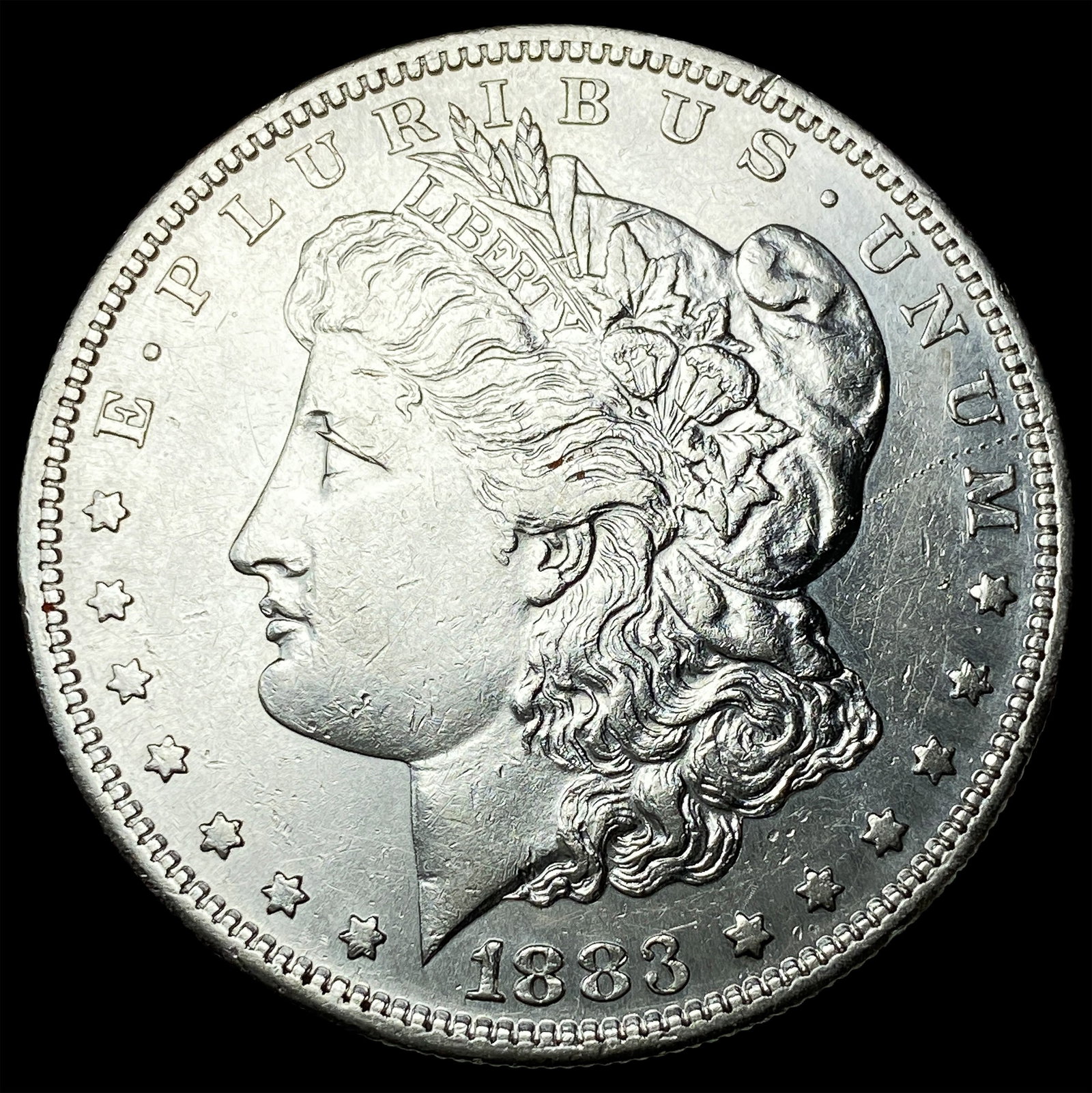 1883-S Silver Morgan Dollar CLOSELY UNCIRCULATED (1 of 2)