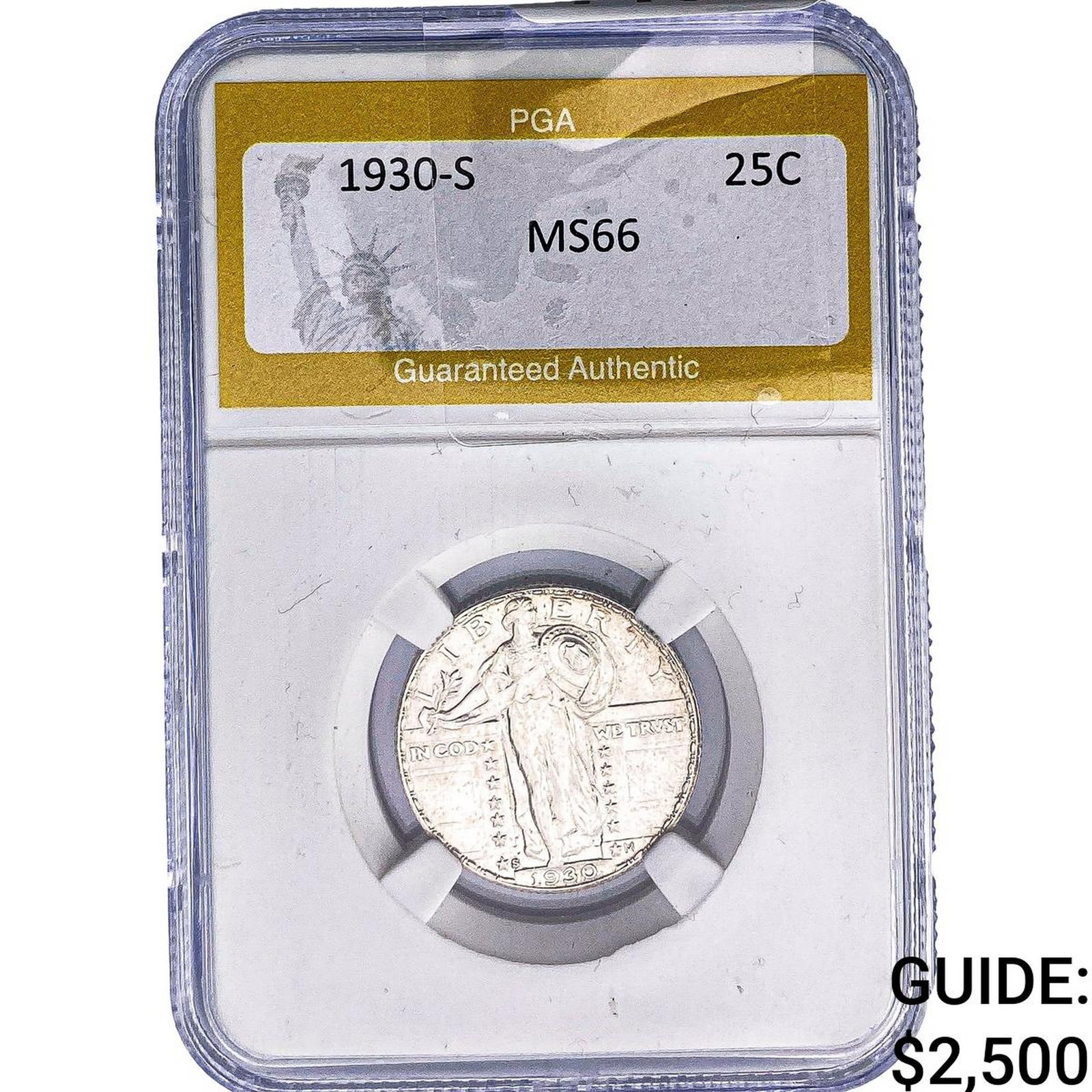 1930-S Standing Liberty Quarter PGA MS66 (1 of 2)