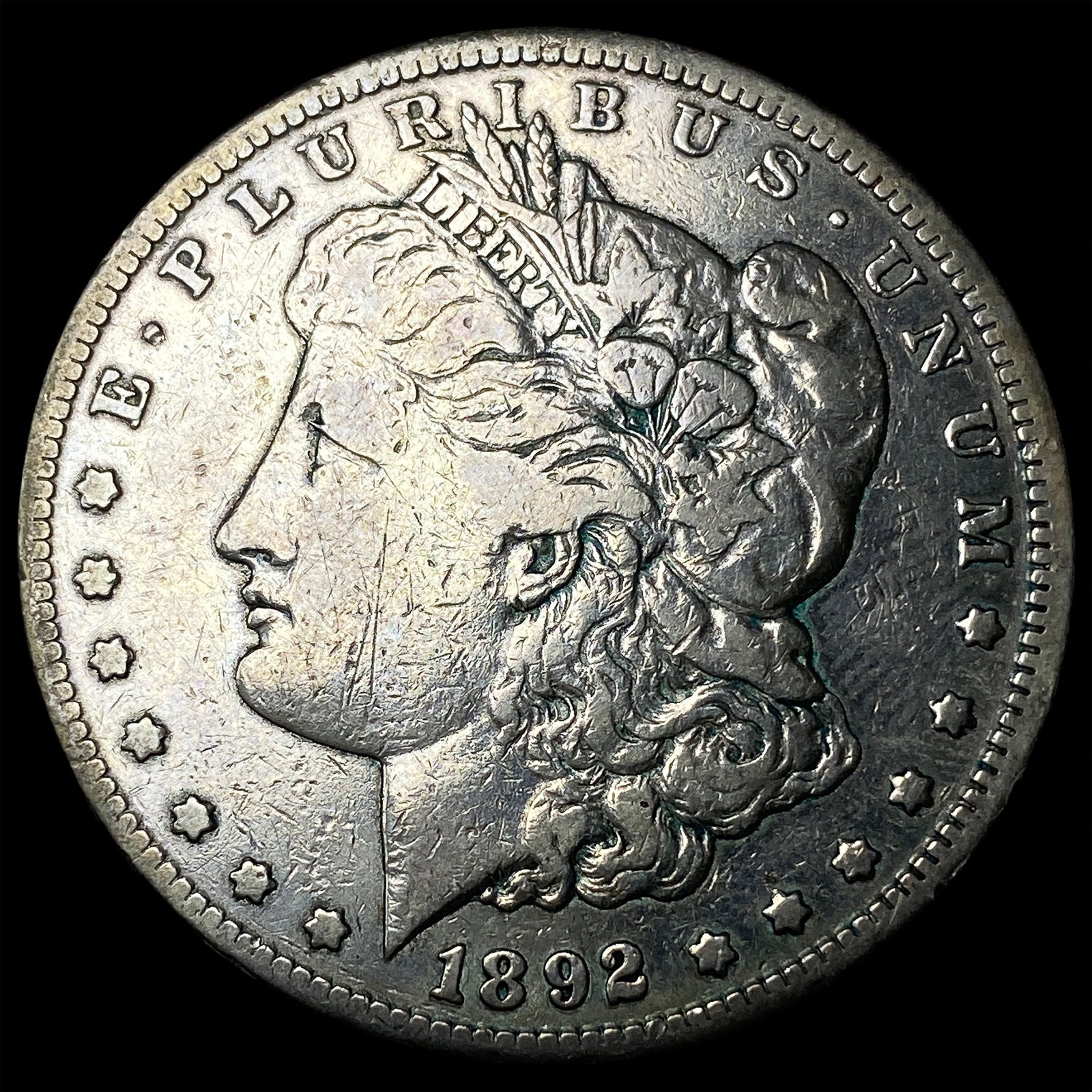 1892-CC Silver Morgan Dollar LIGHTLY CIRCULATED (1 of 2)