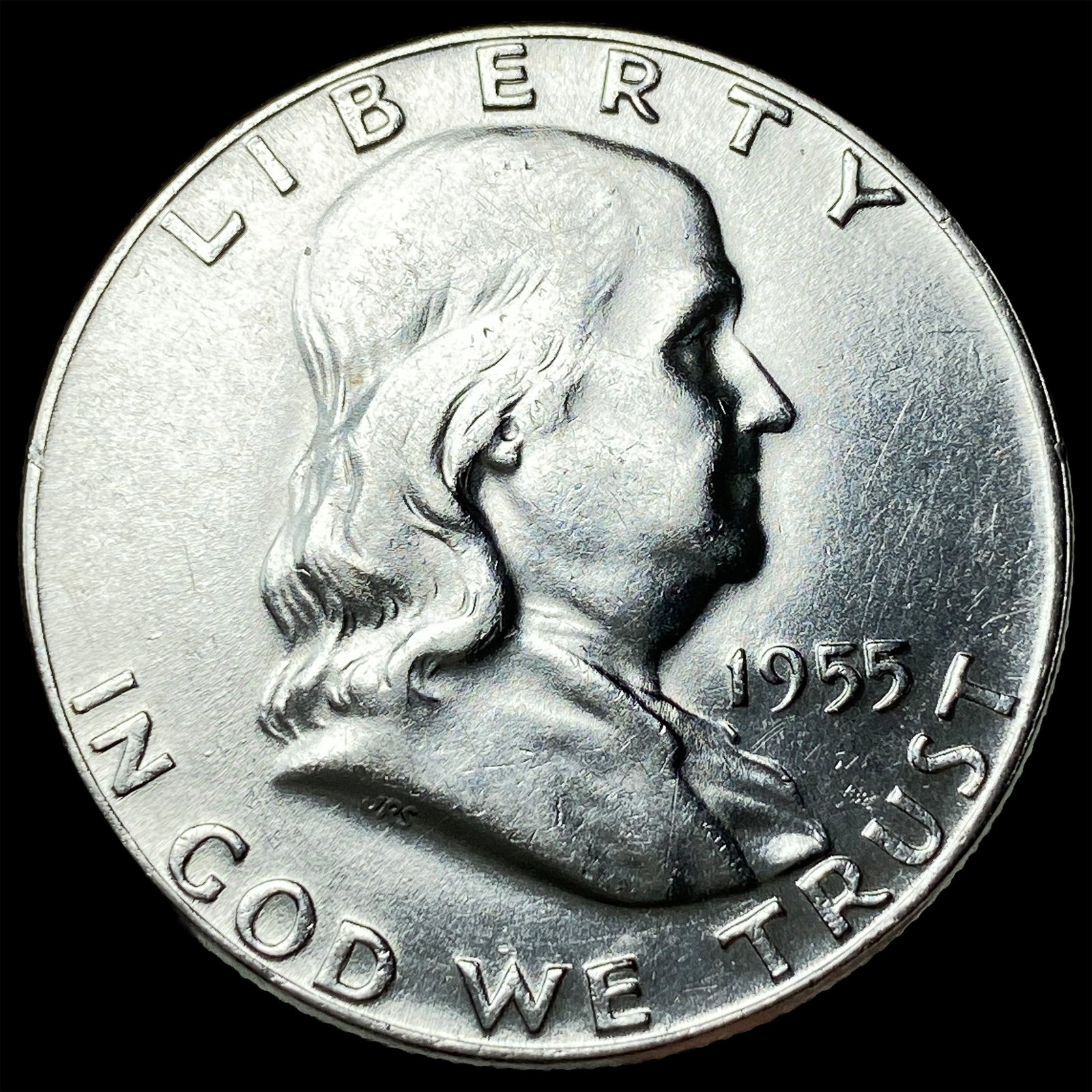1955 Silver Half Dollar Franklin UNCIRCULATED (1 of 2)