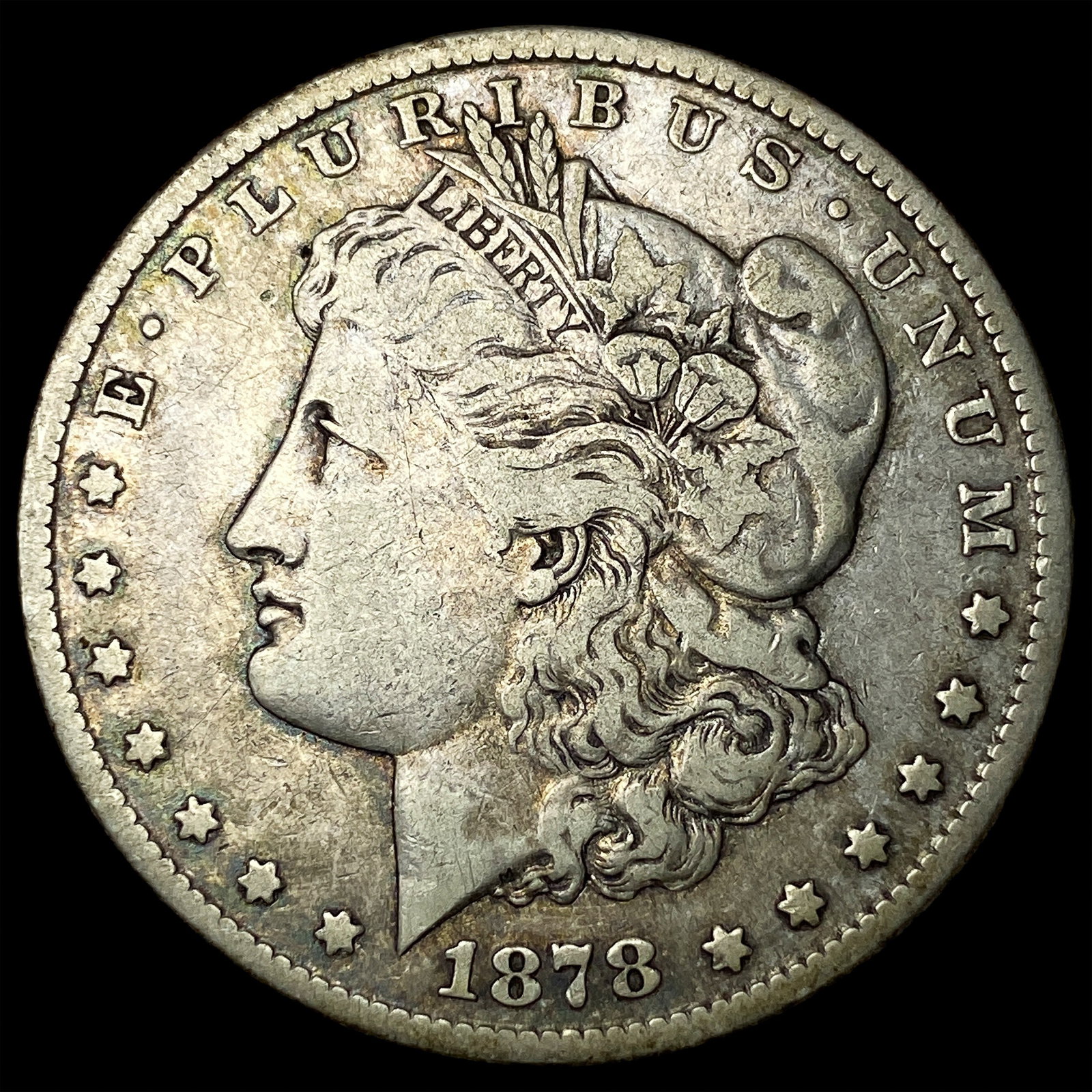 1878-CC Silver Morgan Dollar LIGHTLY CIRCULATED: 1878-CC Silver Morgan Dollar LIGHTLY CIRCULATED