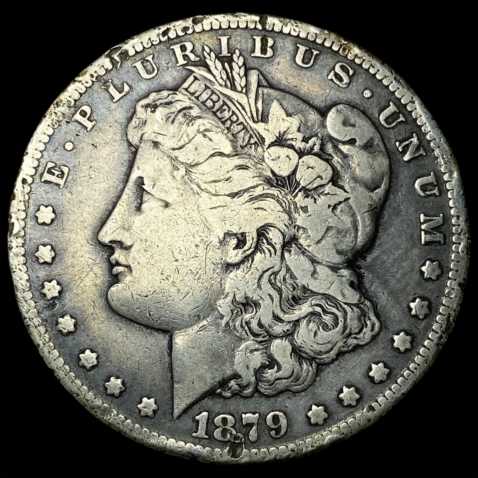 1879-CC Silver Morgan Dollar LIGHTLY CIRCULATED (1 of 2)