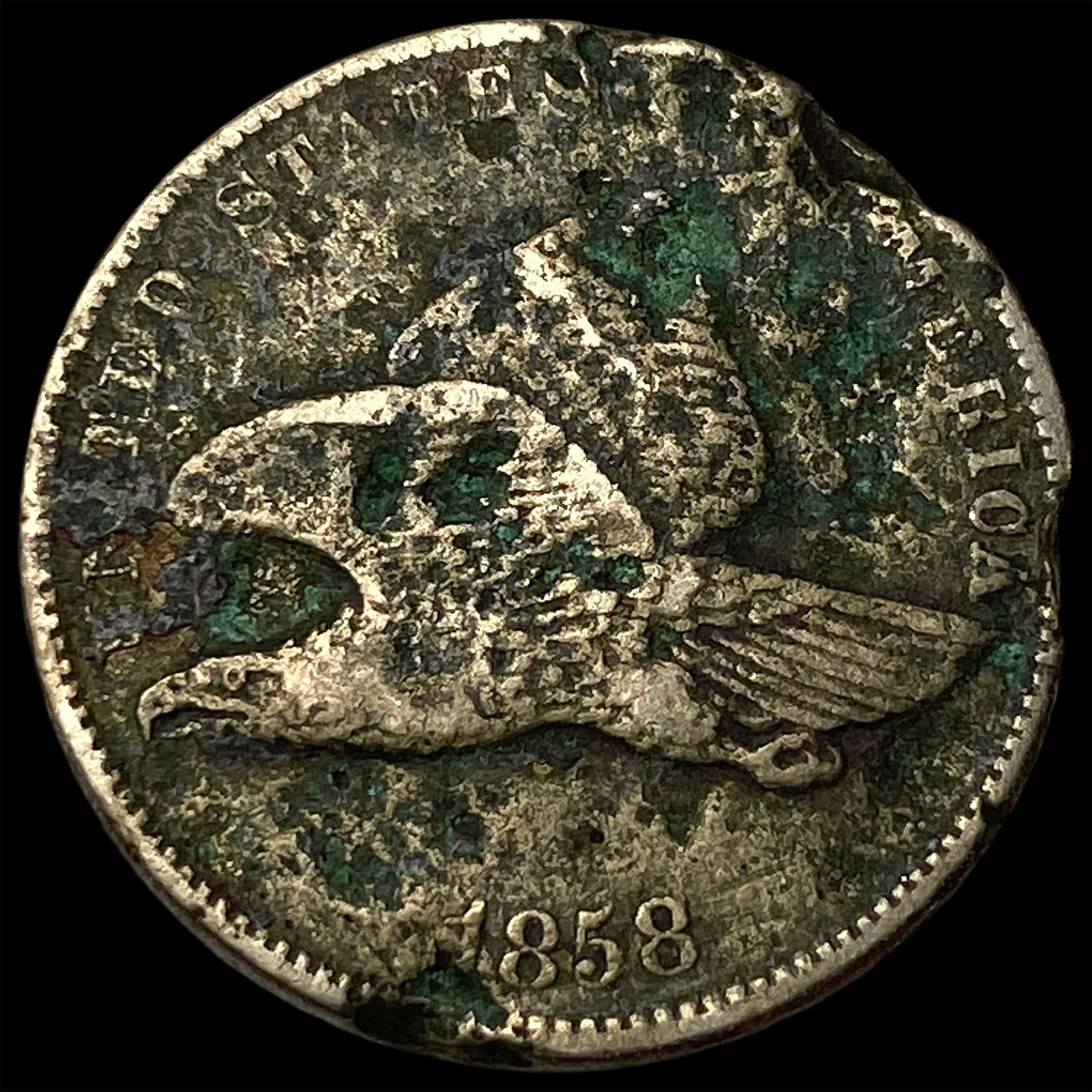1858 Flying Eagle Cent HIGH GRADE: 1858 Flying Eagle Cent HIGH GRADE