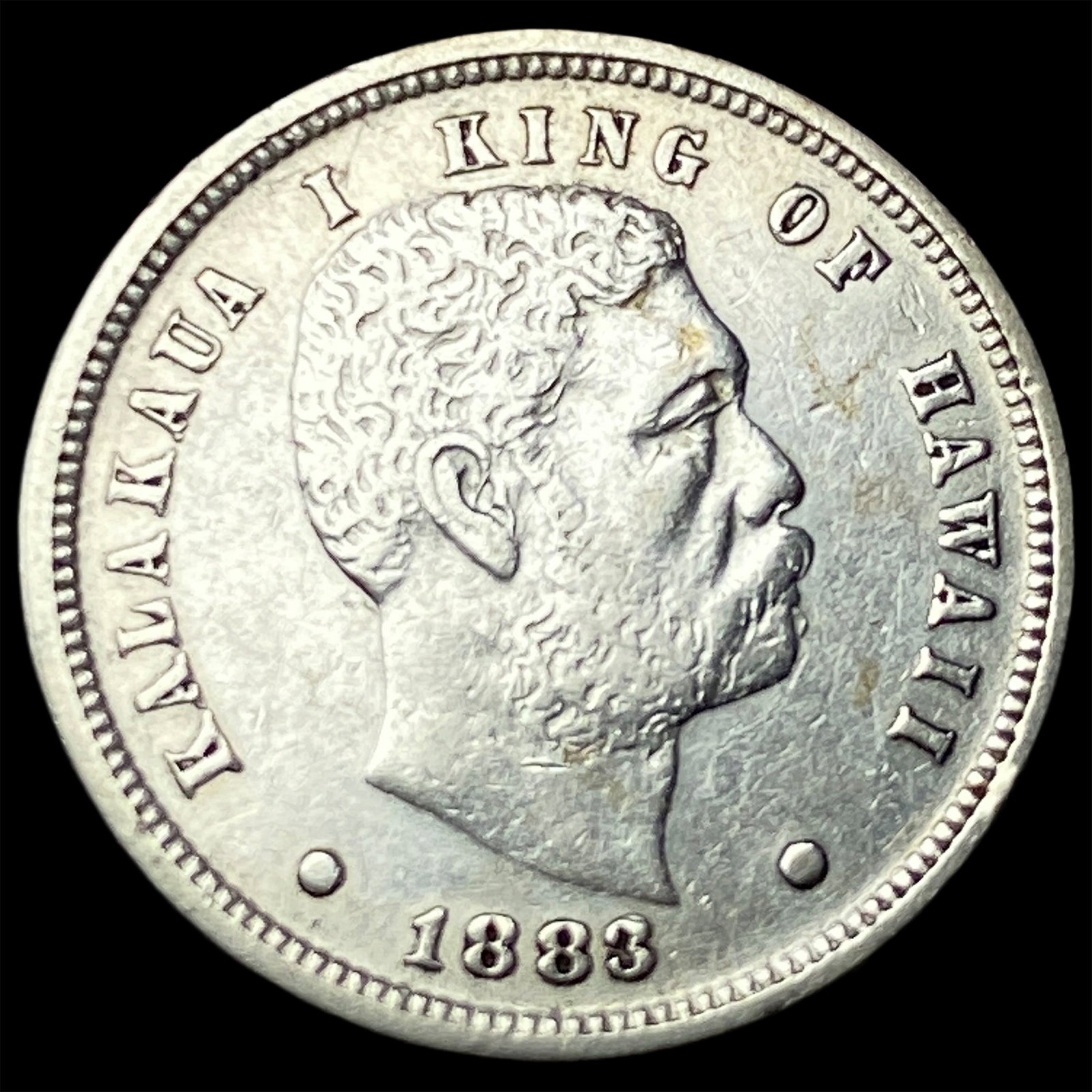 1883 Hawaii Silver Dime CLOSELY UNCIRCULATED (1 of 2)