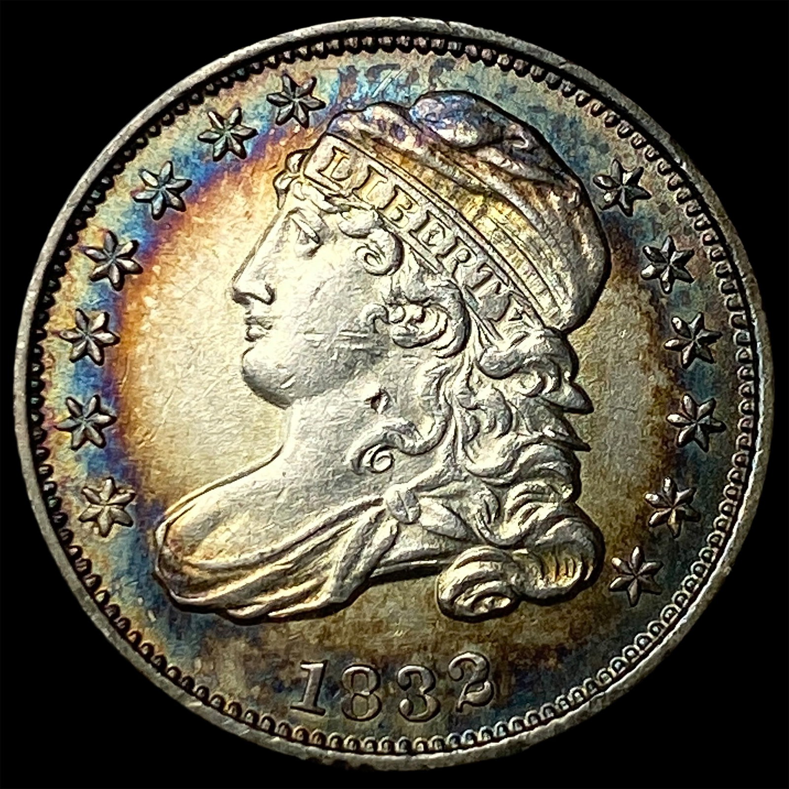 1832 Silver Capped Bust Dime CHOICE AU (1 of 2)