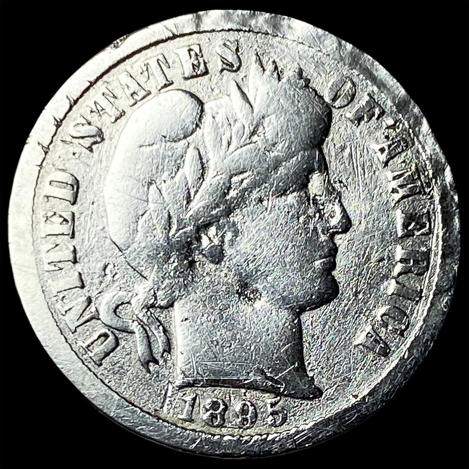 1895-O Silver Barber Dime HIGH GRADE (1 of 2)