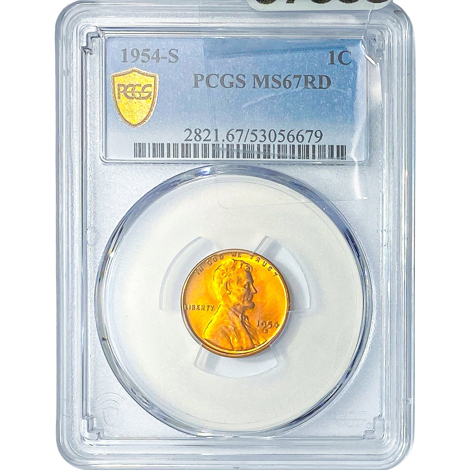 1954-S Wheat Cent PCGS MS67 RD (1 of 2)