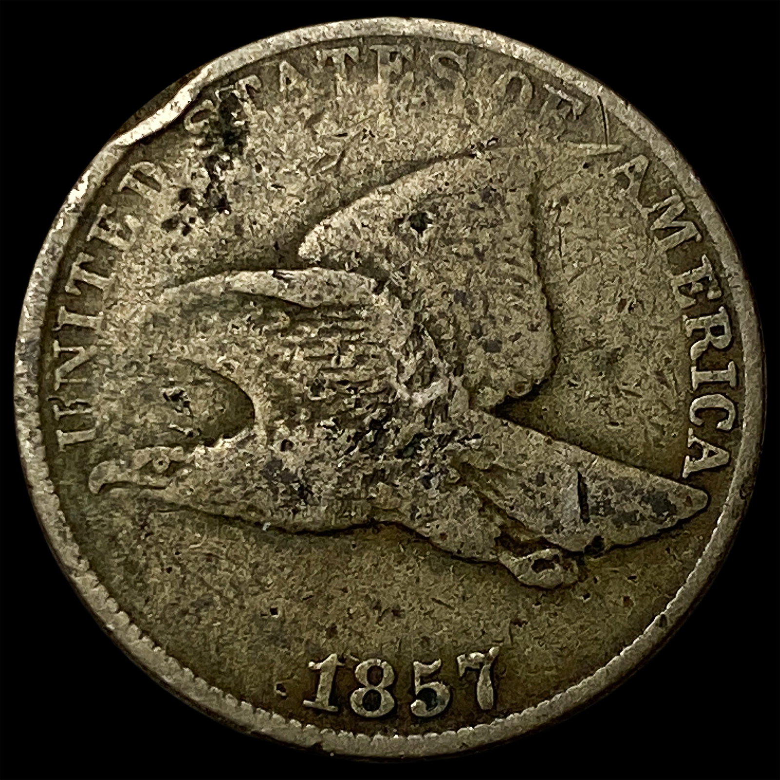 1857 Flying Eagle Cent HIGH GRADE (1 of 2)