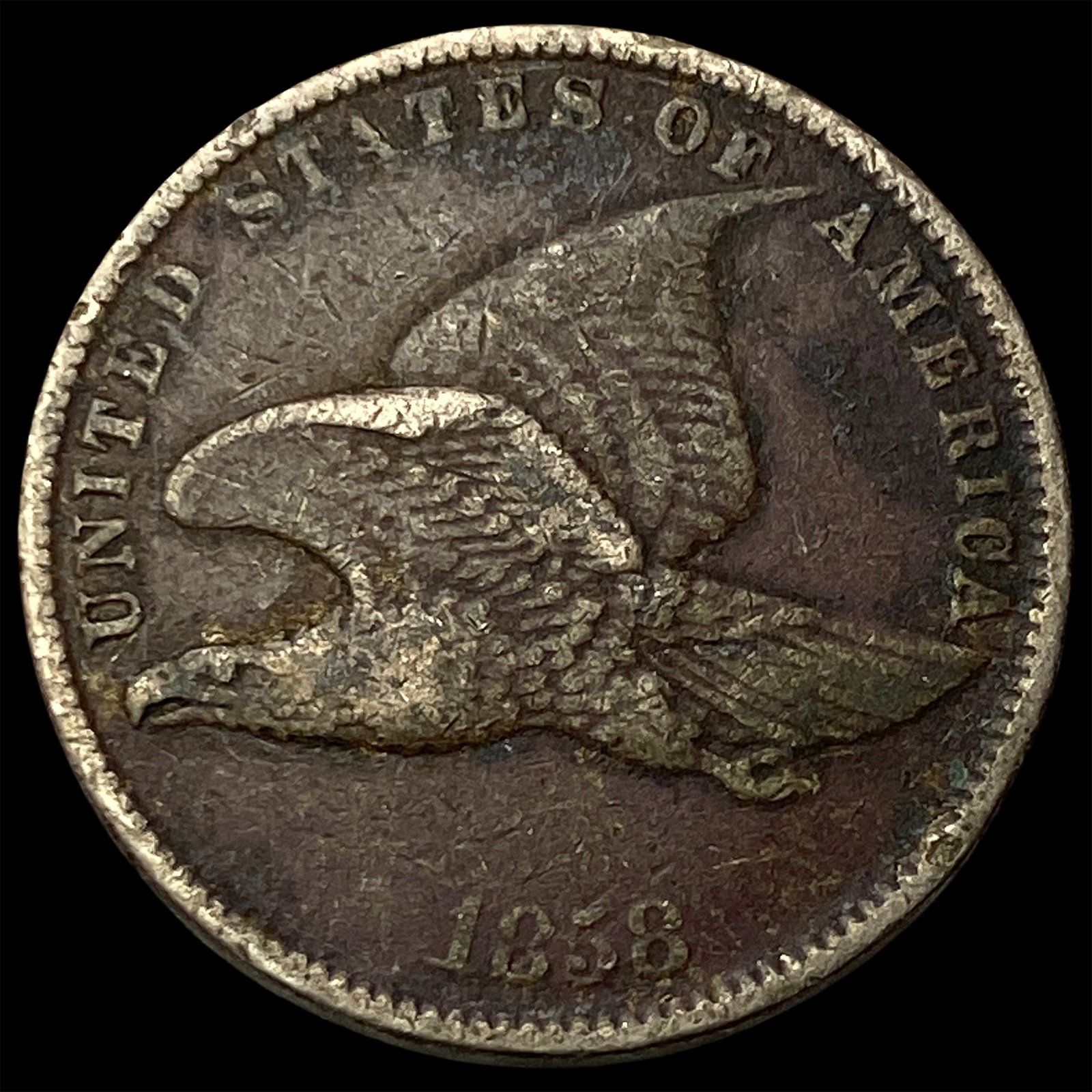 1858 Flying Eagle Cent LIGHTLY CIRCULATED (1 of 2)