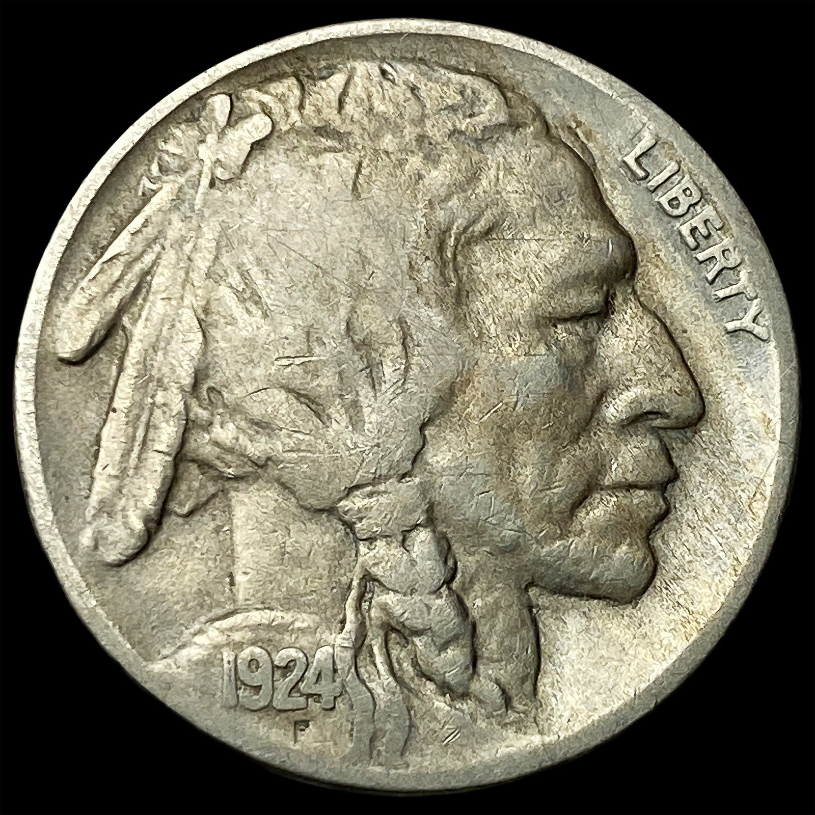 1924-S Buffalo Nickel LIGHTLY CIRCULATED (1 of 2)