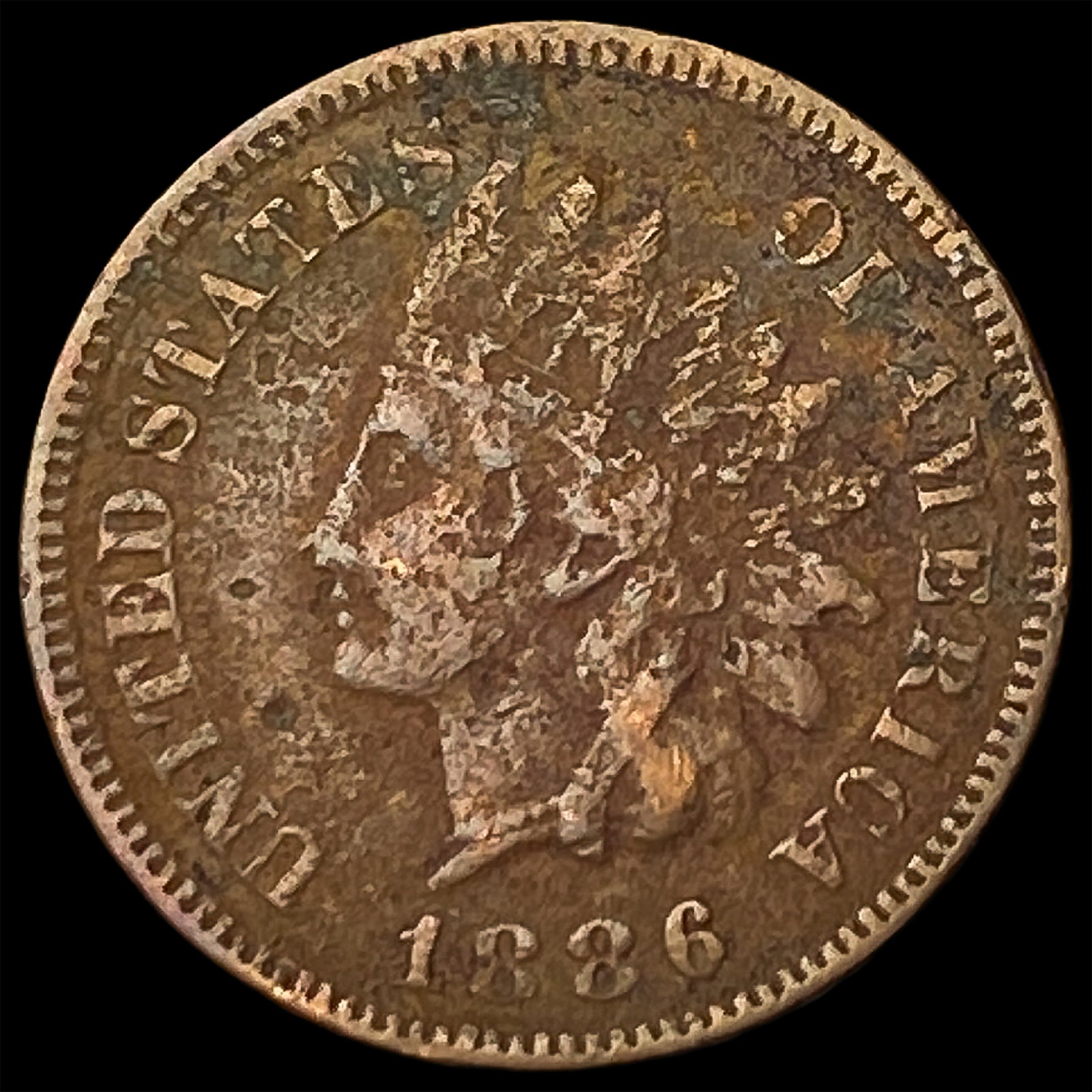 1886 Indian Head Cent HIGH GRADE (1 of 2)