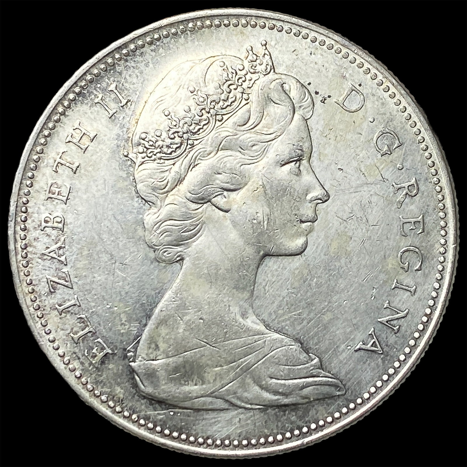1966 Silver Dollar Canada Canoe UNCIRCULATED (1 of 2)