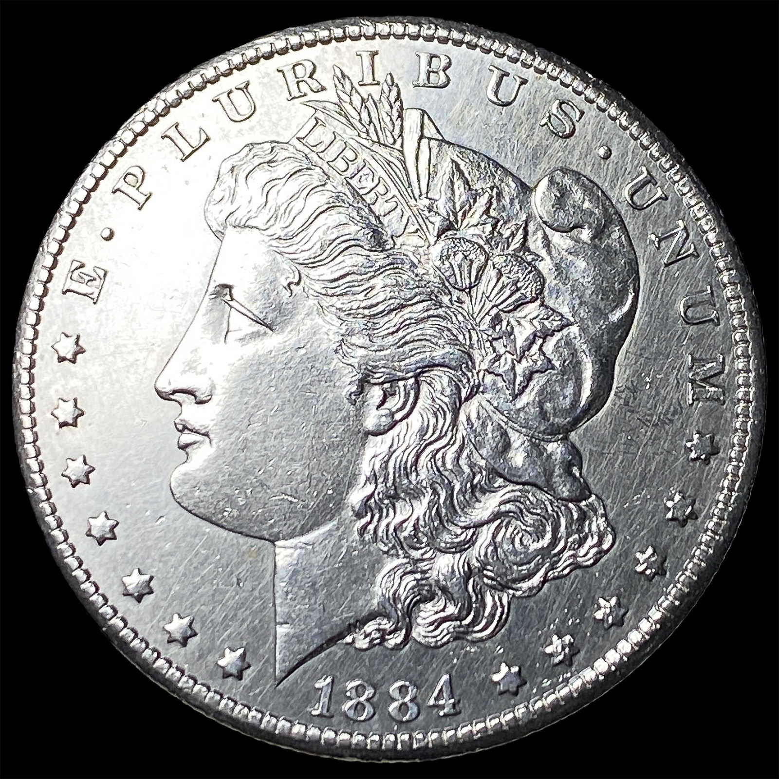 1884-CC Silver Morgan Dollar UNCIRCULATED: 1884-CC Silver Morgan Dollar UNCIRCULATED