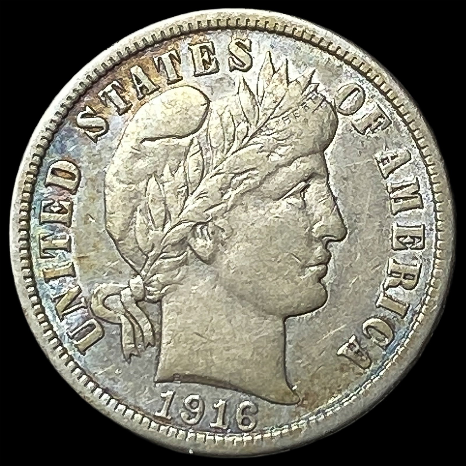 1916 Barber Dime CLOSELY UNCIRCULATED (1 of 2)
