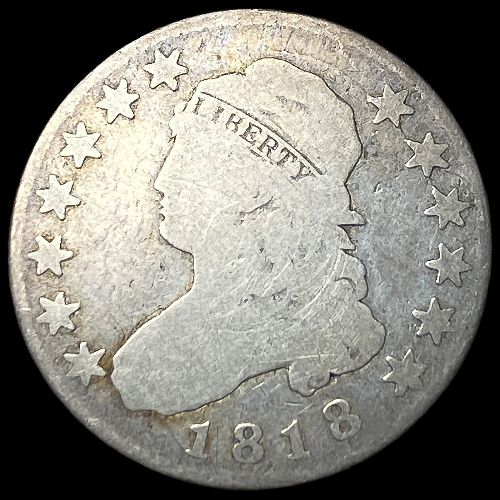 1818 Capped Bust Quarter NICELY CIRCULATED (1 of 2)