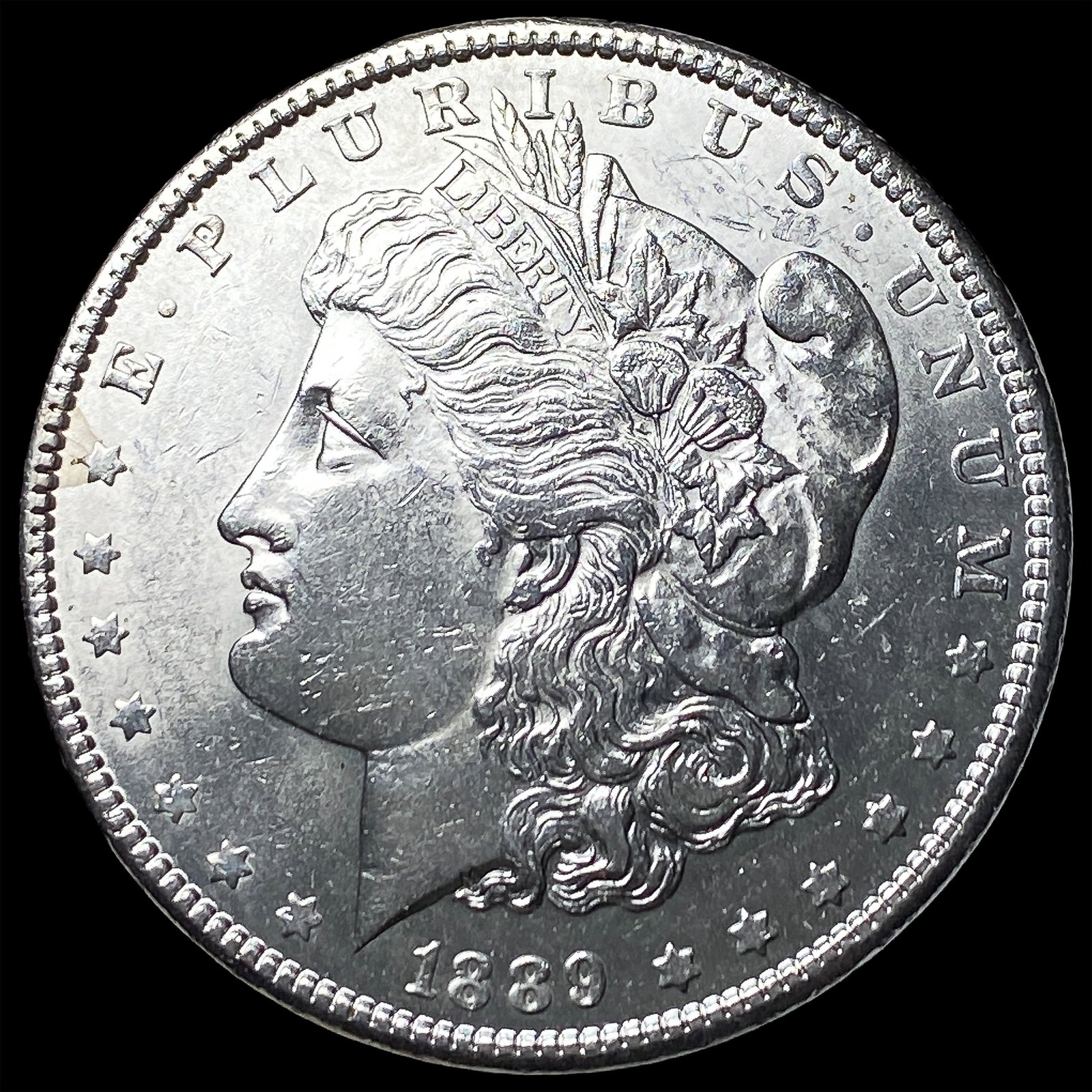 1889 Morgan Silver Dollar UNCIRCULATED: 1889 Morgan Silver Dollar UNCIRCULATED