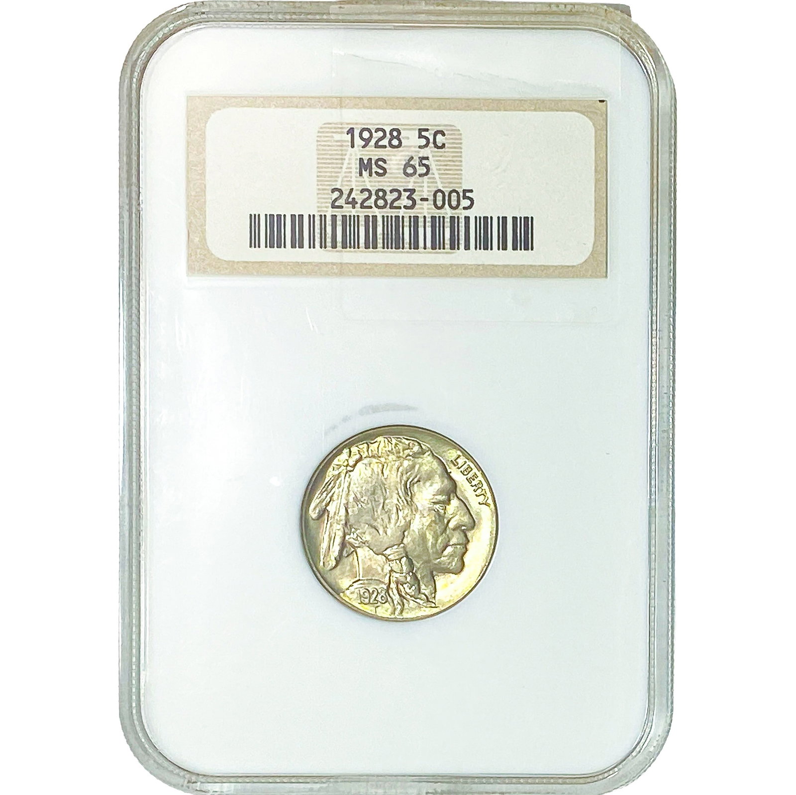 1928 Buffalo Nickel NGC MS65 (1 of 2)