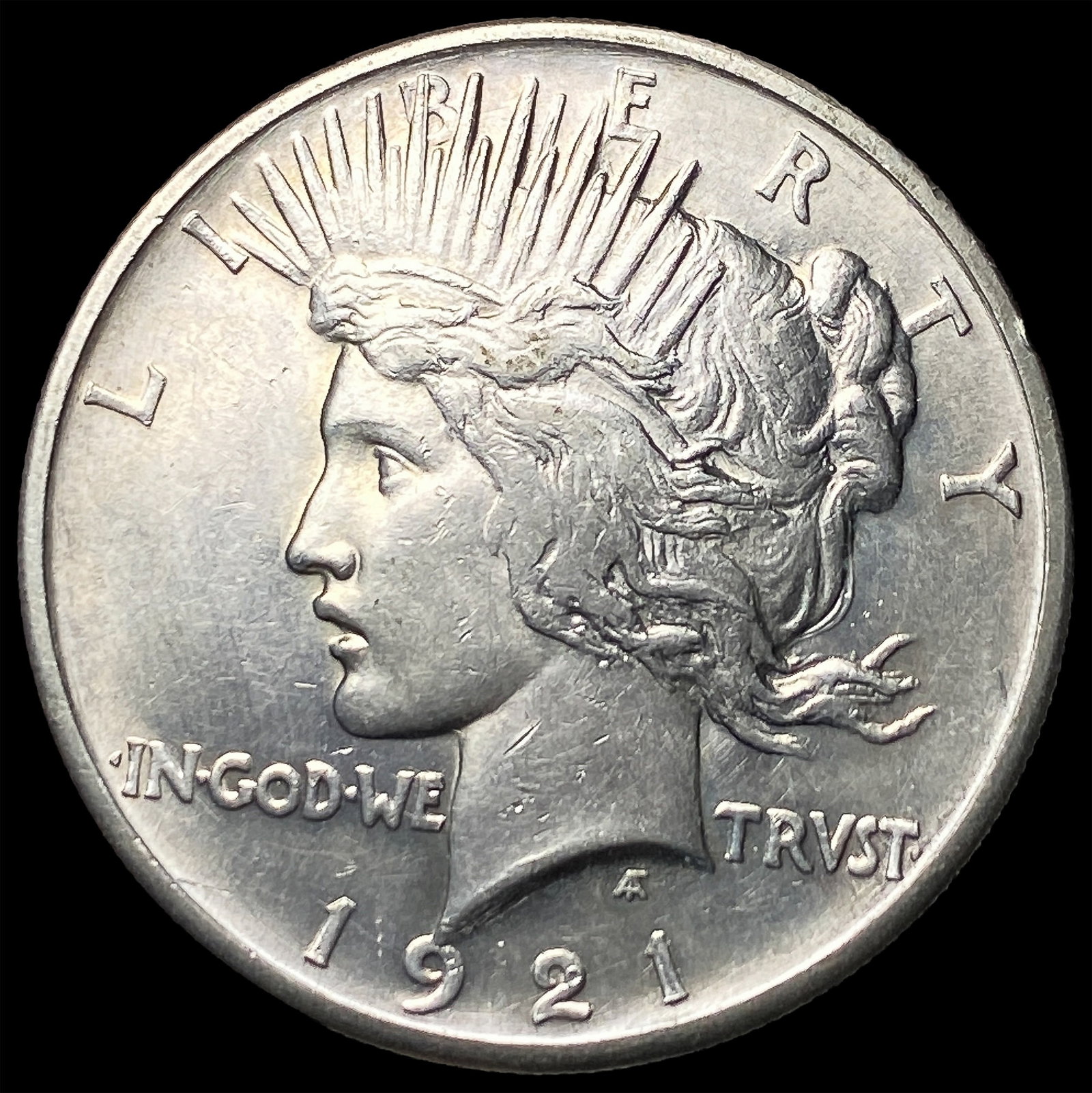 1921 Silver Peace Dollar CHOICE AU: 1921 Silver Peace Dollar CHOICE AU