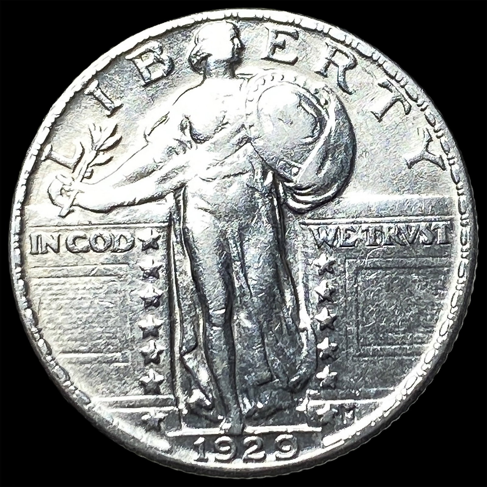 1929 Standing Liberty Quarter CHOICE AU (1 of 2)