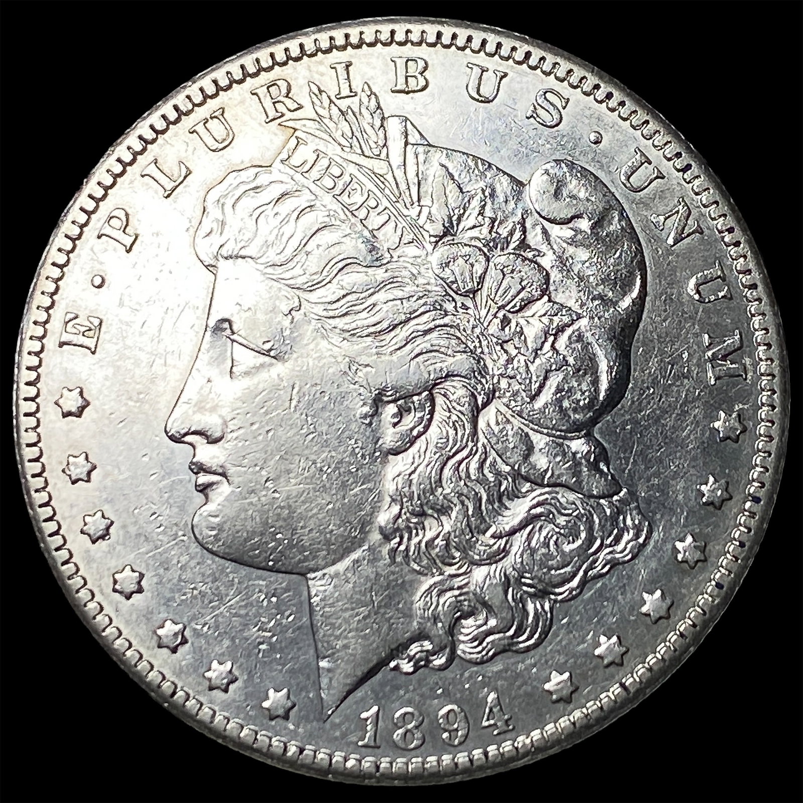 1894-S Silver Morgan Dollar CLOSELY UNCIRCULATED: 1894-S Silver Morgan Dollar CLOSELY UNCIRCULATED