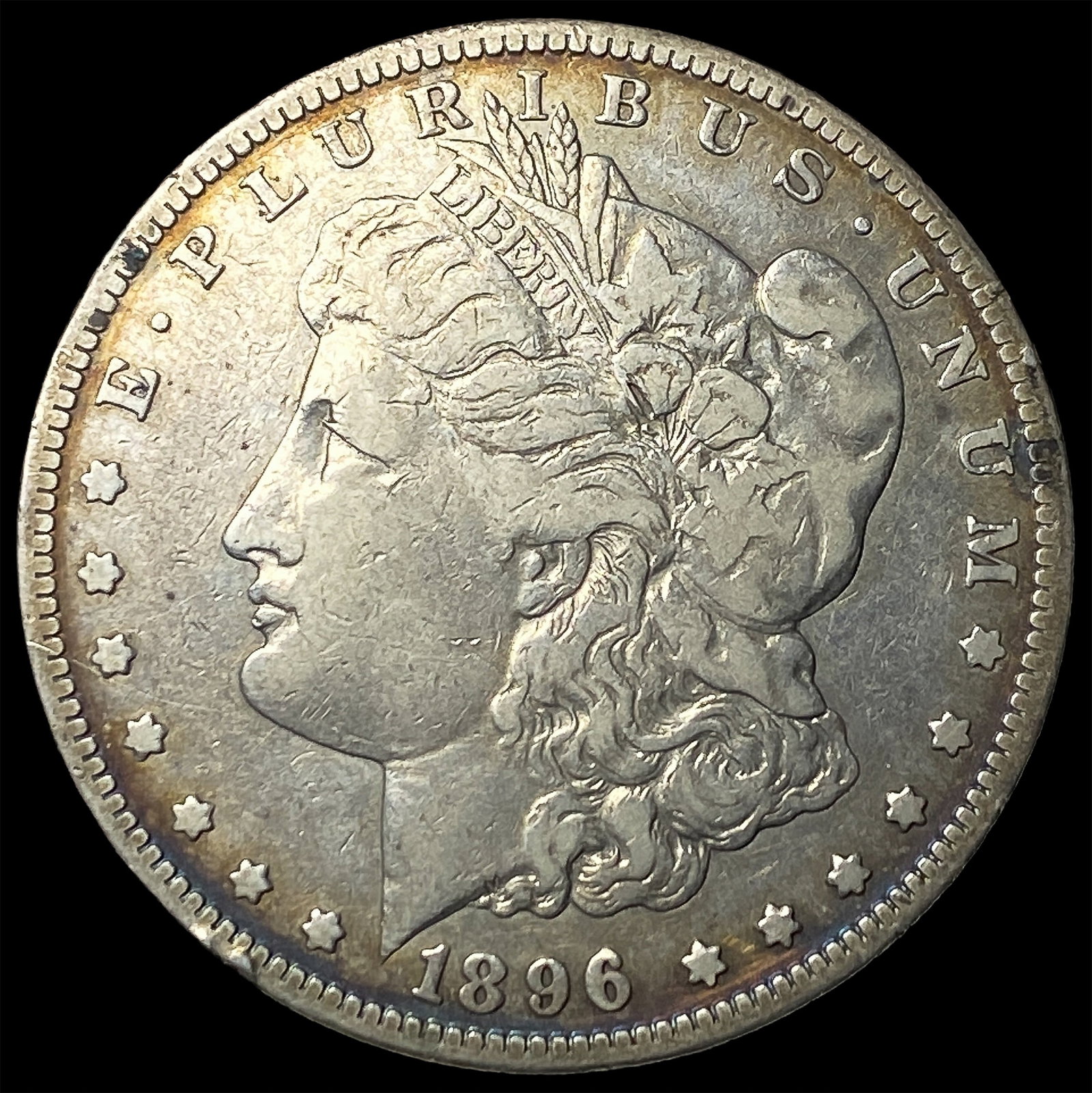 1896-S Silver Morgan Dollar NEARLY UNCIRCULATED: 1896-S Silver Morgan Dollar NEARLY UNCIRCULATED