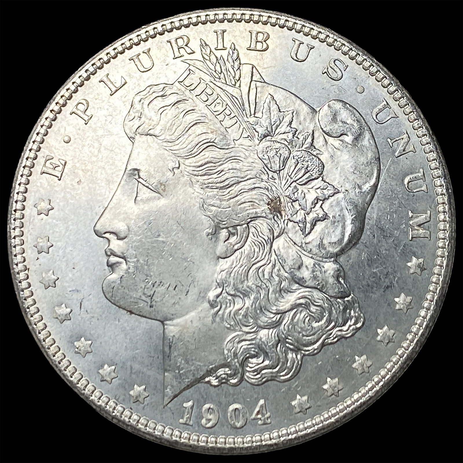 1904-O Silver Morgan Dollar CHOICE BU: 1904-O Silver Morgan Dollar CHOICE BU