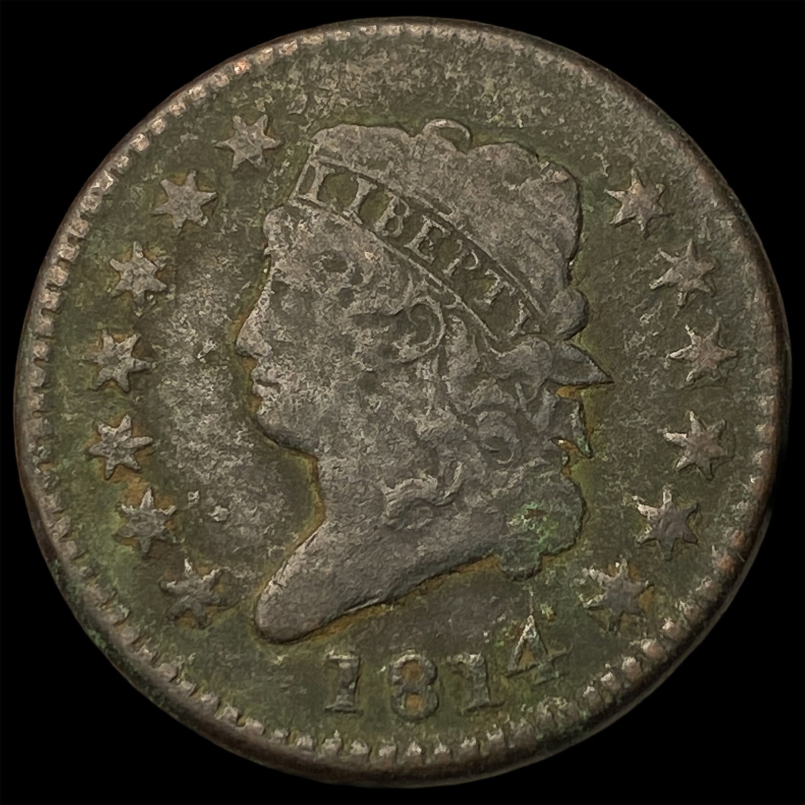 1814 Classic Head Large Cent LIGHTLY CIRCULATED (1 of 2)