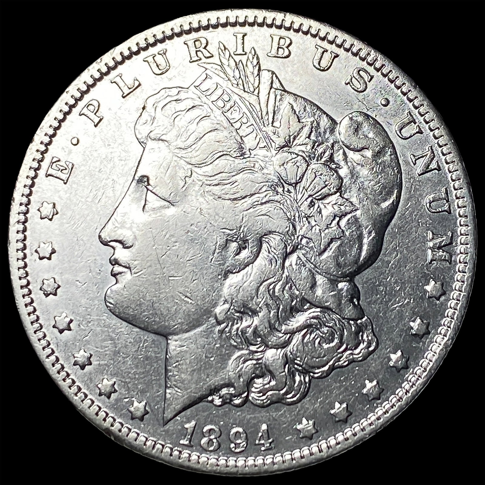 1894-O Silver Morgan Dollar NEARLY UNCIRCULATED: 1894-O Silver Morgan Dollar NEARLY UNCIRCULATED