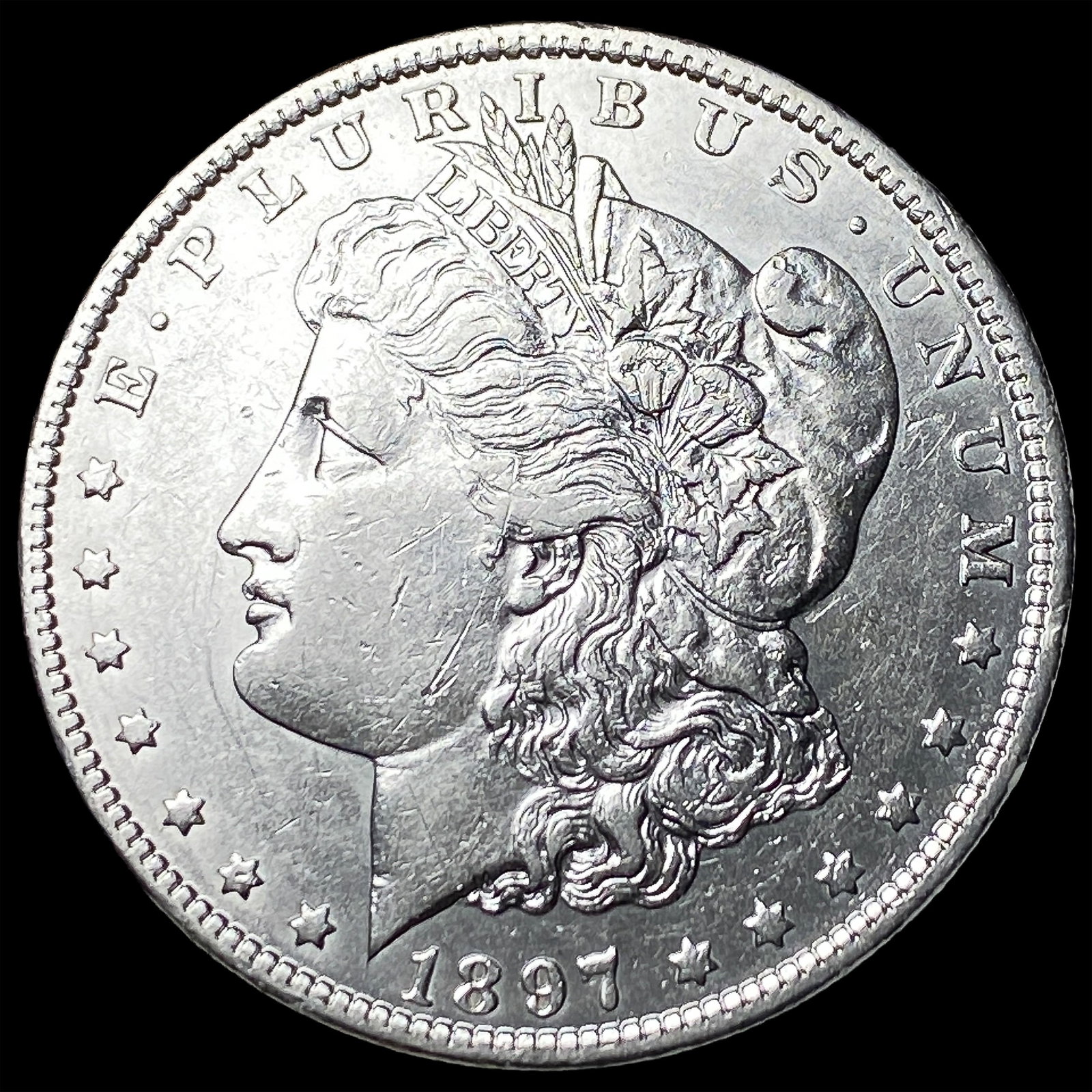 1897-O Silver Morgan Dollar CLOSELY UNCIRCULATED: 1897-O Silver Morgan Dollar CLOSELY UNCIRCULATED