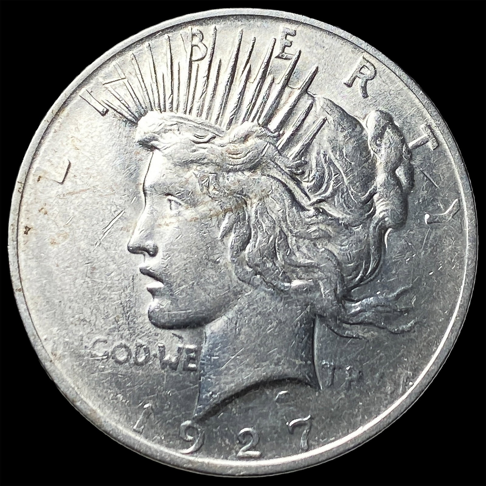 1927- D Peace Silver Dollar UNCIRCULATED (1 of 2)
