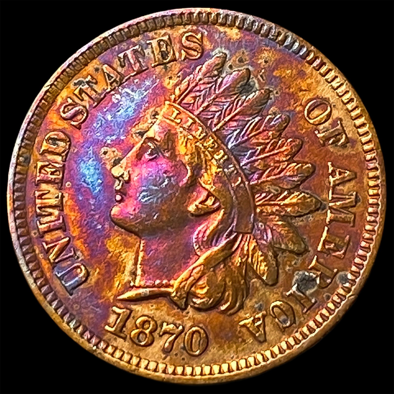 1870 Indian Head Cent UNCIRCULATED (1 of 2)