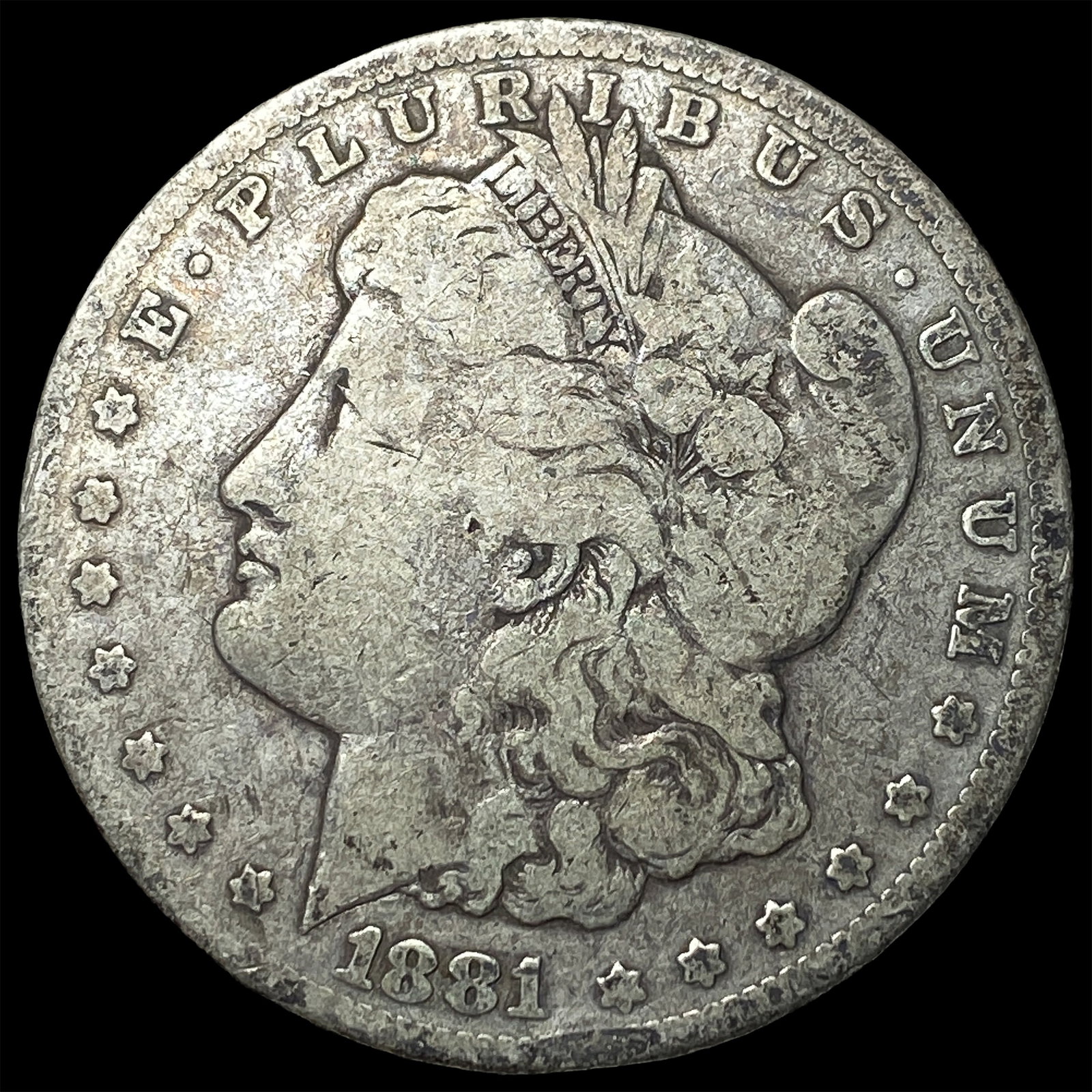1881-CC Silver Morgan Dollar NICELY CIRCULATED (1 of 2)