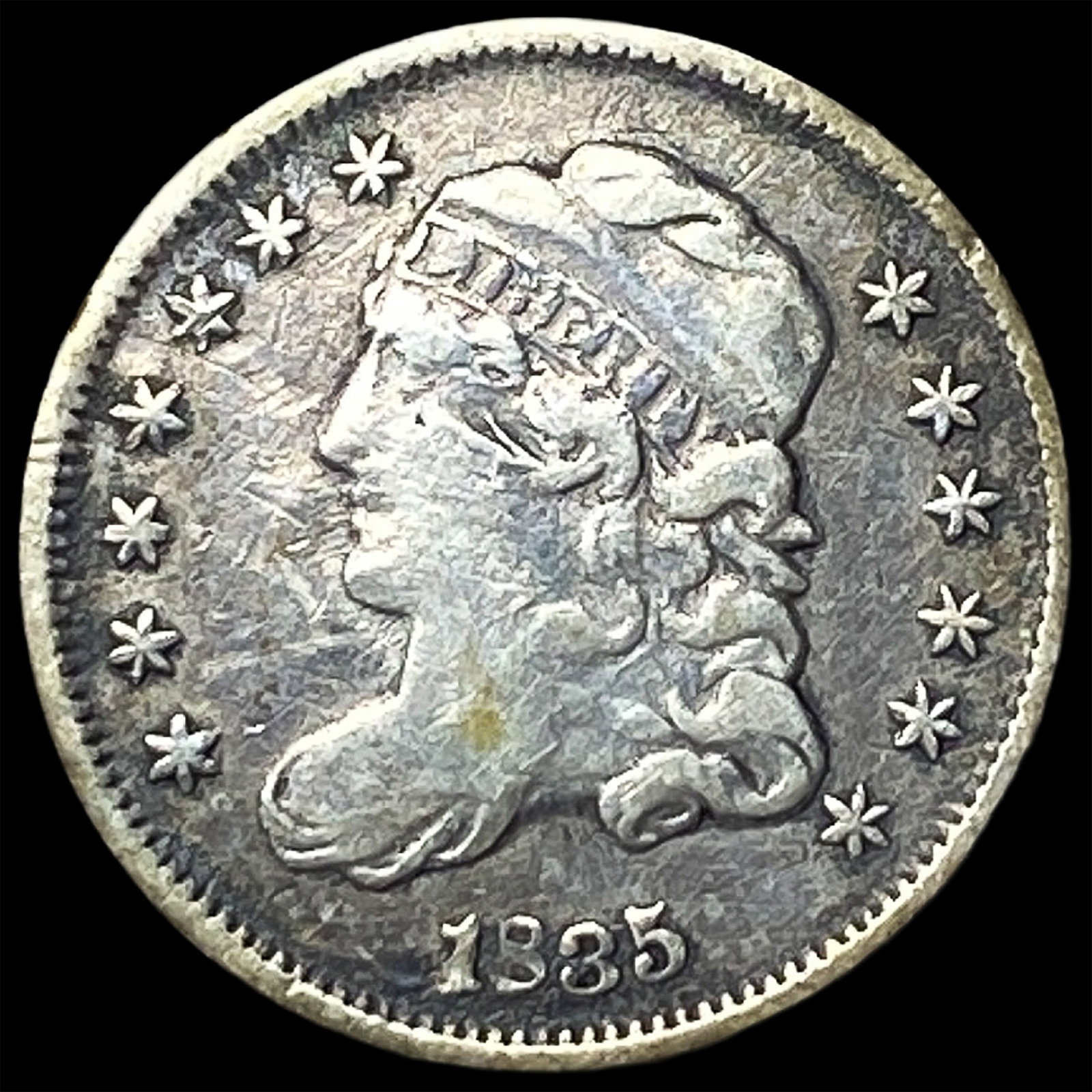 1835 Capped Bust Half Dime ABOUT UNCIRCULATED (1 of 2)