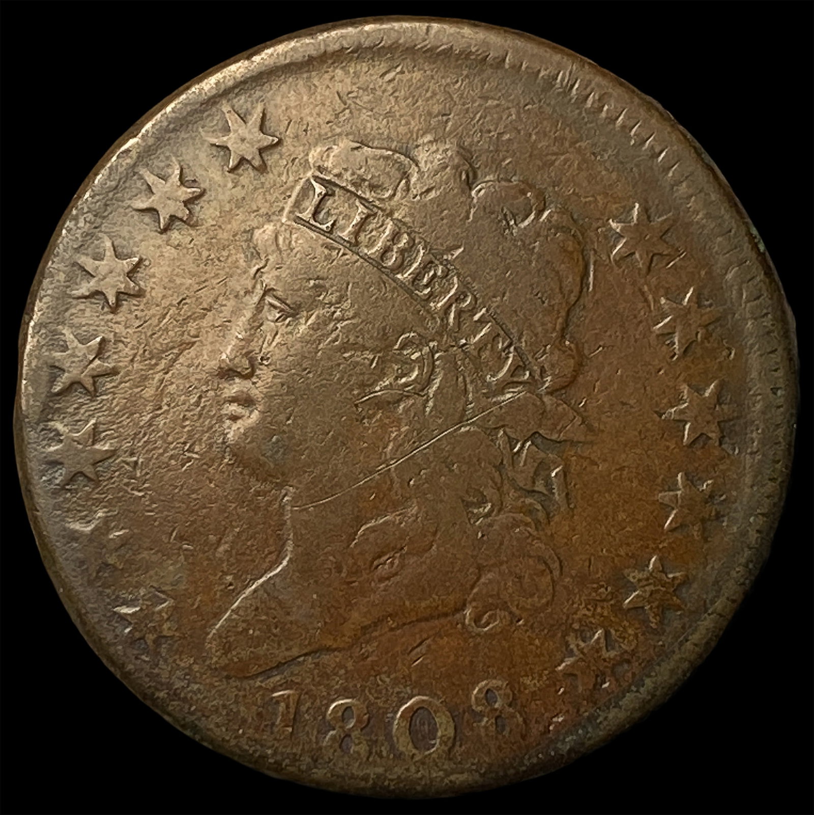 1808 Classic Head Large Cent LIGHTLY CIRCULATED (1 of 2)