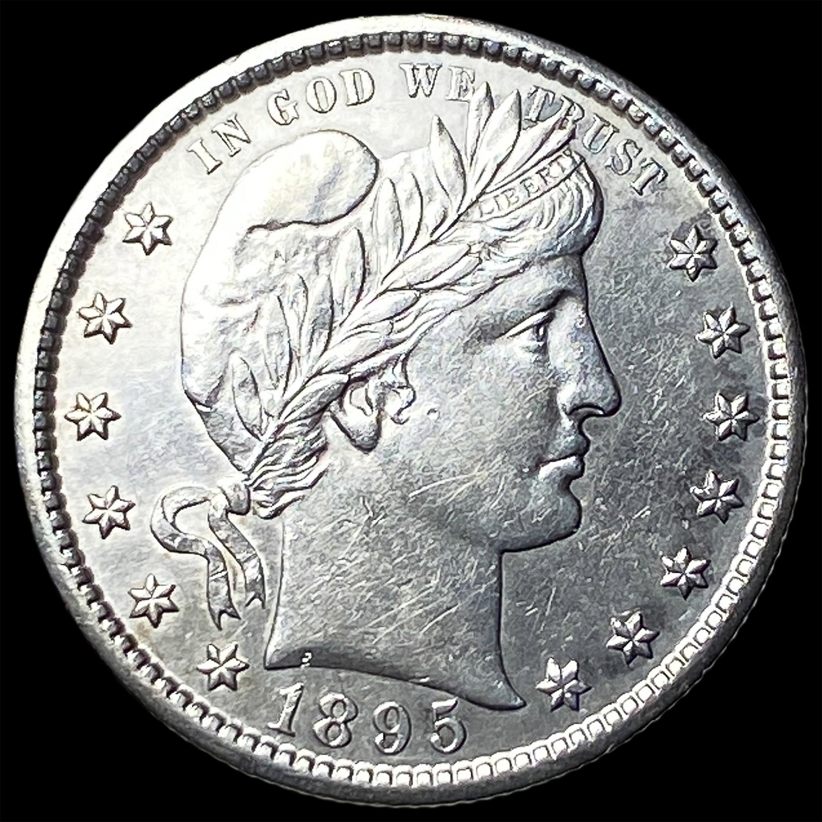 1895-S Silver Barber Quarter UNCIRCULATED (1 of 2)
