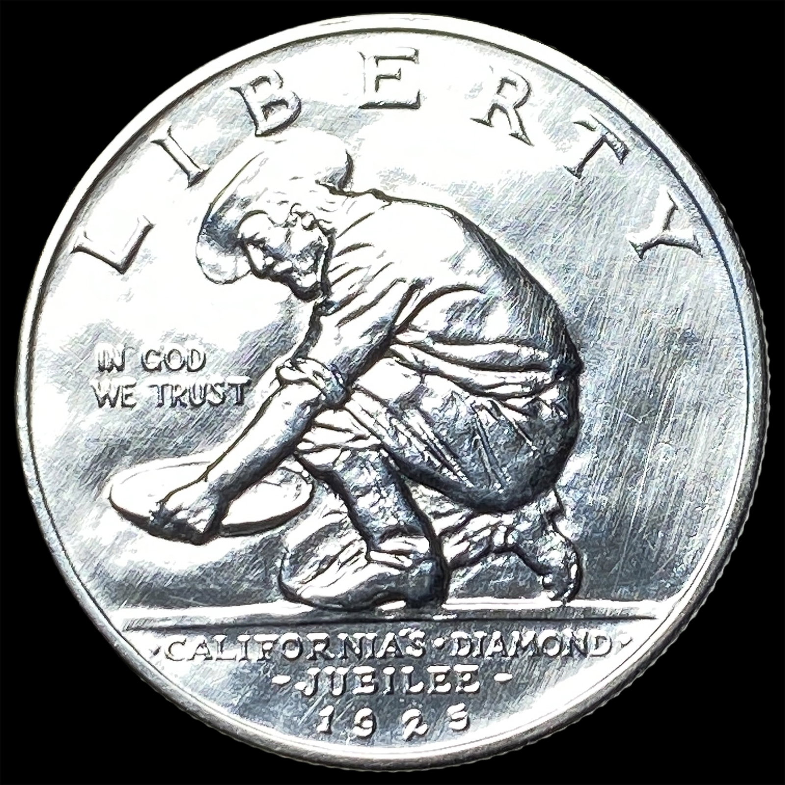 1925-S Silver California Jubilee Half Dollar UNCIRCULATED (1 of 2)