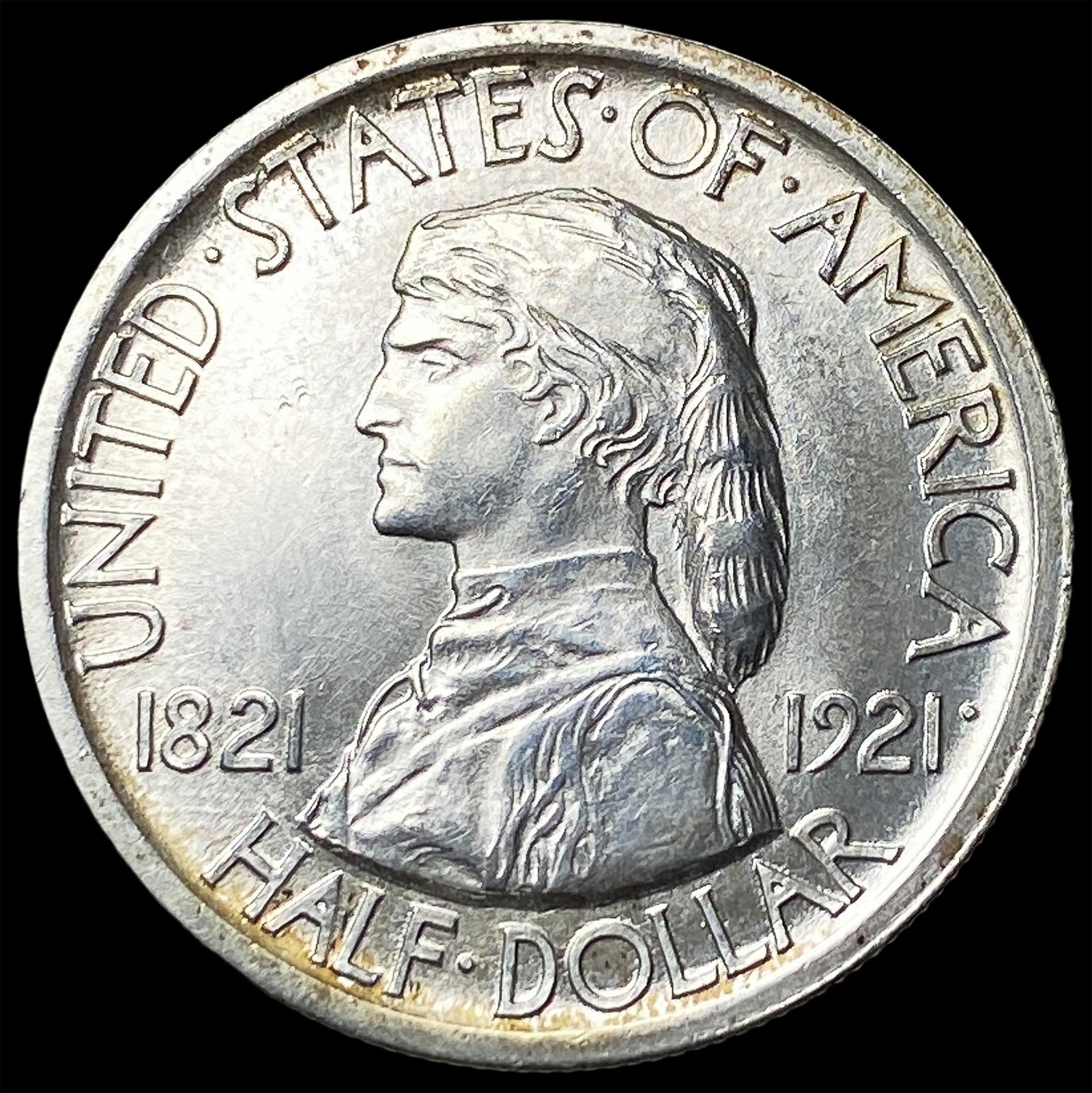 1921 Silver Missouri Centennial Half Dollar UNCIRCULATED (1 of 2)