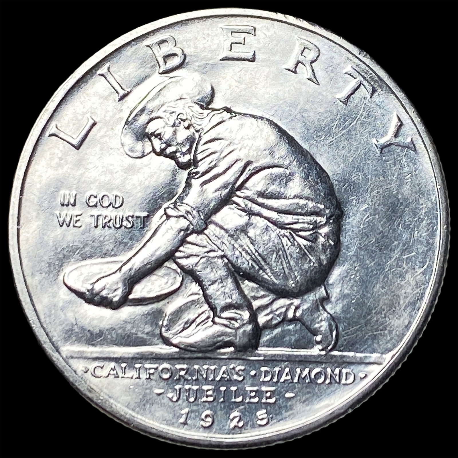 1925-S Silver California Jubilee Half Dollar UNCIRCULATED (1 of 2)