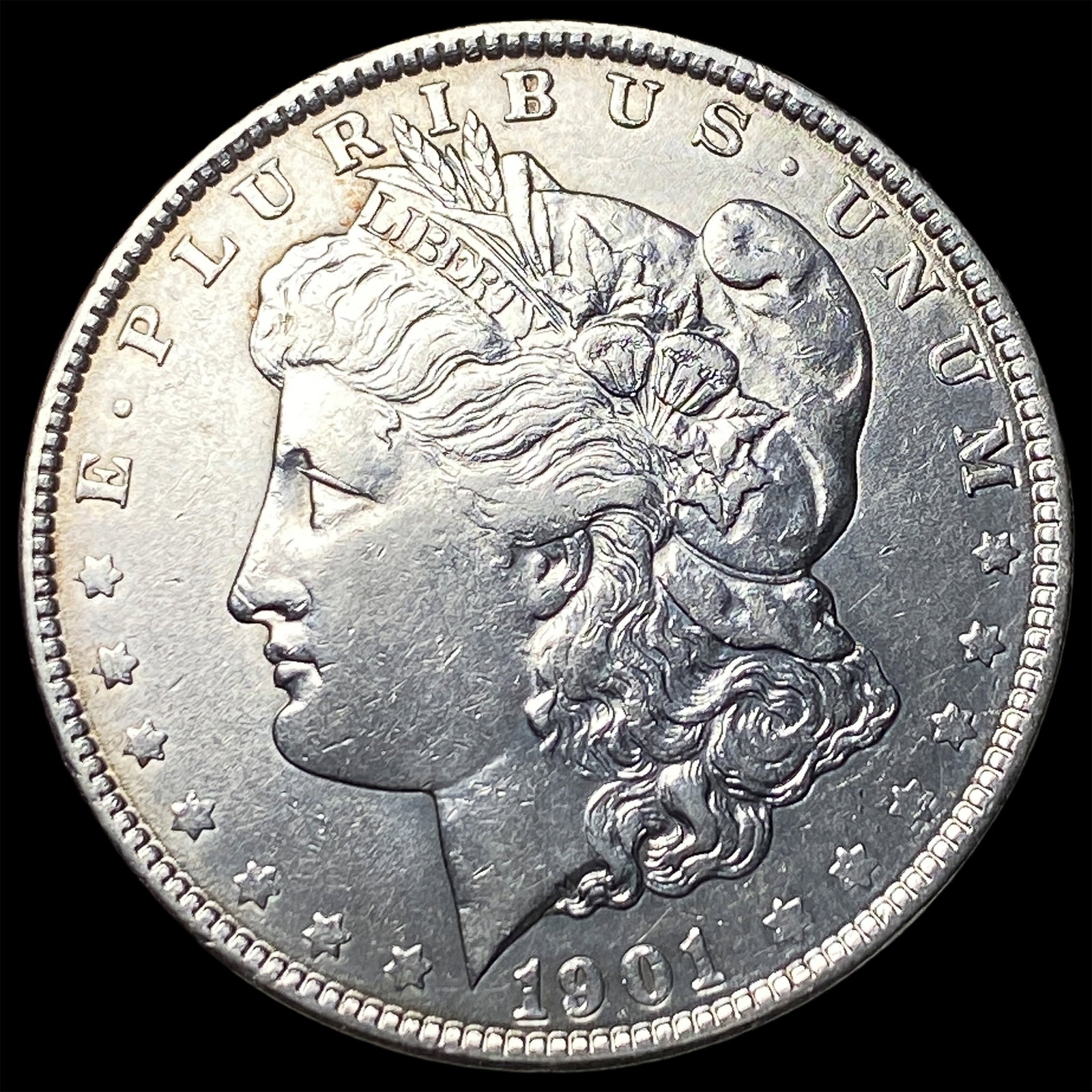 1901 Morgan Silver Dollar CLOSELY UNCIRCULATED: 1901 Morgan Silver Dollar CLOSELY UNCIRCULATED