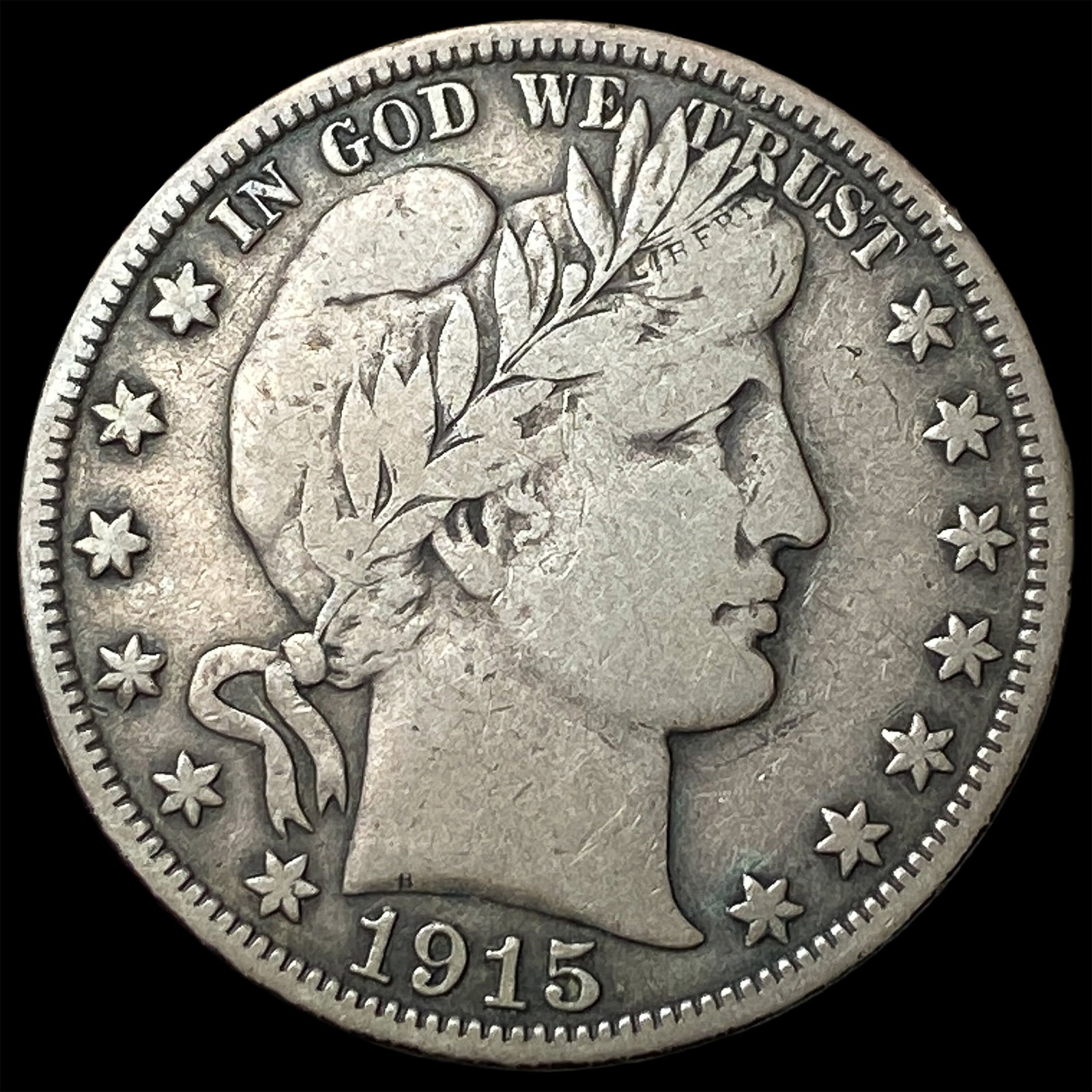 1915 Barber Half Dollar LIGHTLY CIRCULATED (1 of 2)