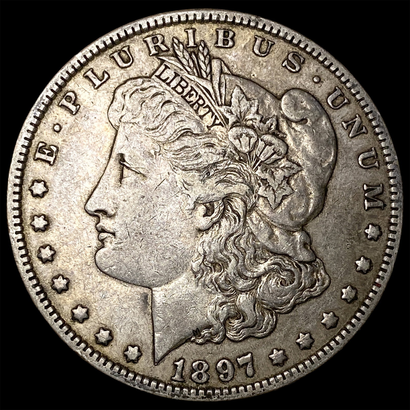 1897-O Silver Morgan Dollar NEARLY UNCIRCULATED: 1897-O Silver Morgan Dollar NEARLY UNCIRCULATED