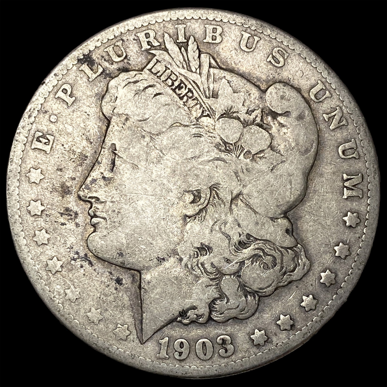 1903-S Silver Morgan Dollar NICELY CIRCULATED (1 of 2)