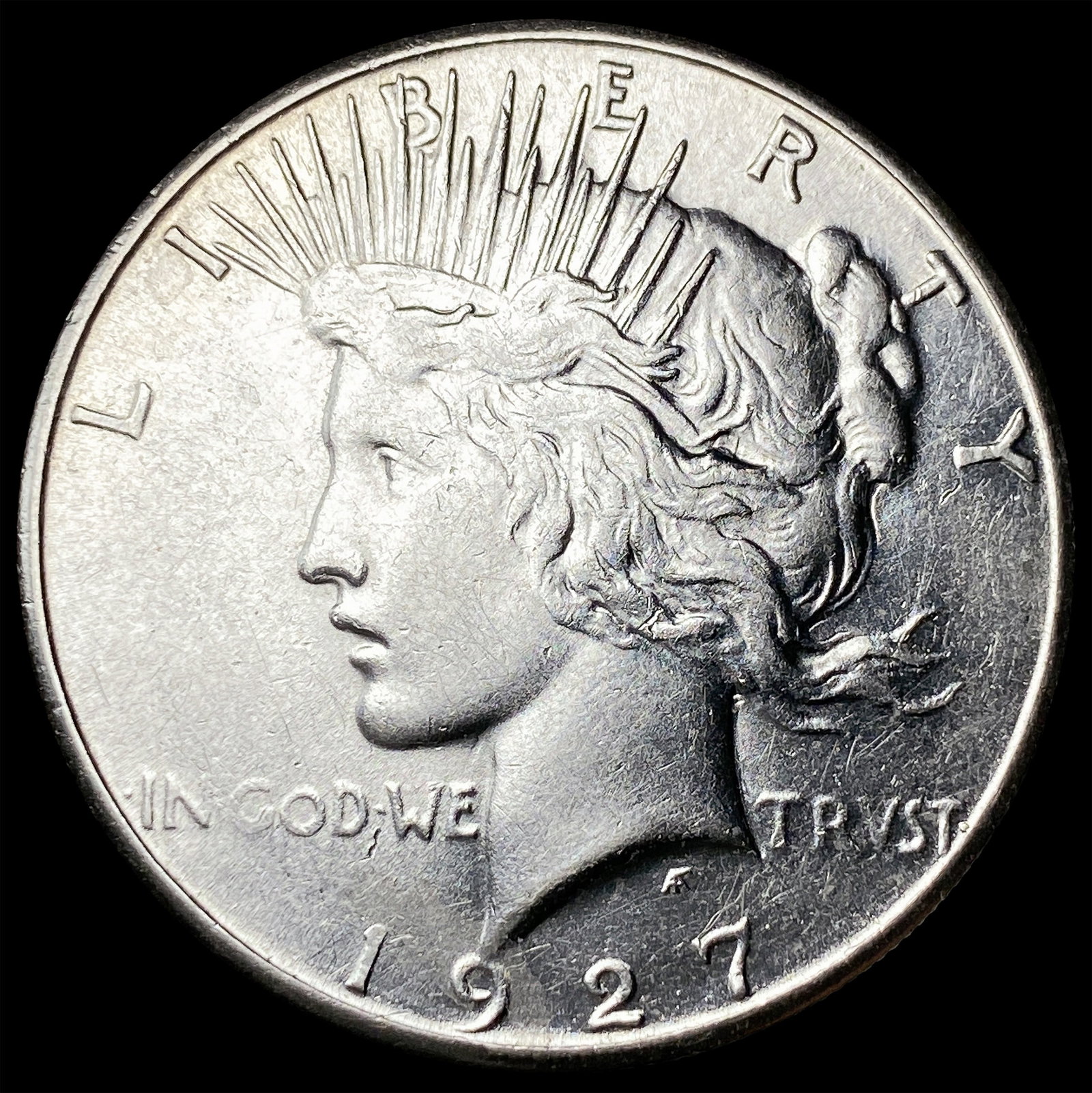 1927-S Silver Peace Dollar UNCIRCULATED (1 of 2)