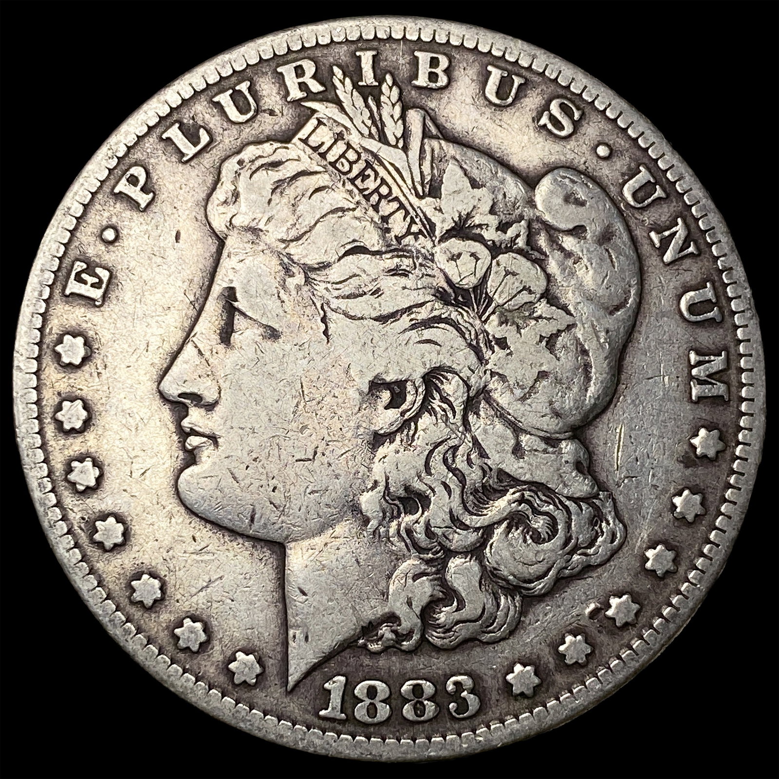 1883 Silver Morgan Dollar NEARLY UNCIRCULATED: 1883 Silver Morgan Dollar NEARLY UNCIRCULATED