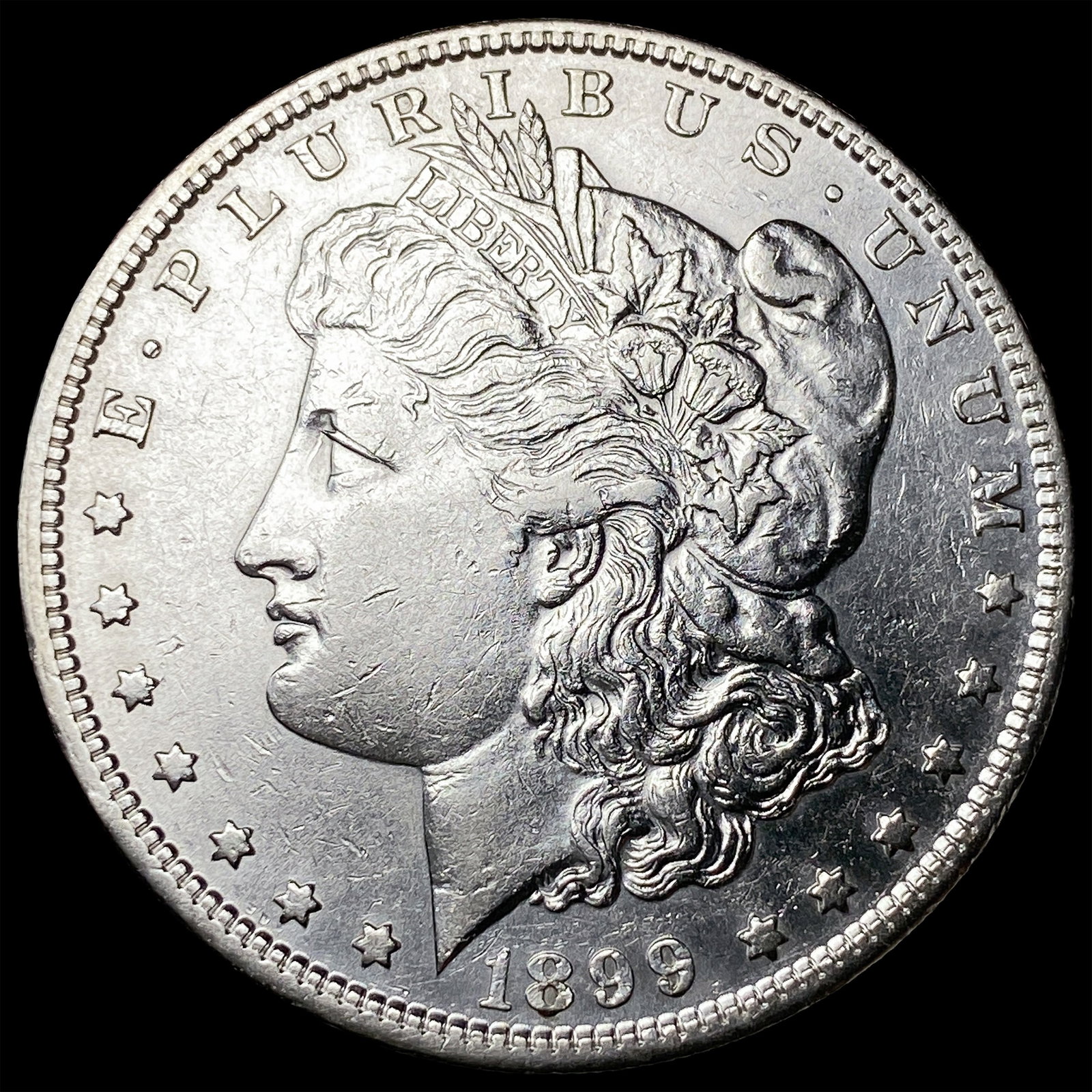 1899-S Silver Morgan Dollar CLOSELY UNCIRCULATED: 1899-S Silver Morgan Dollar CLOSELY UNCIRCULATED