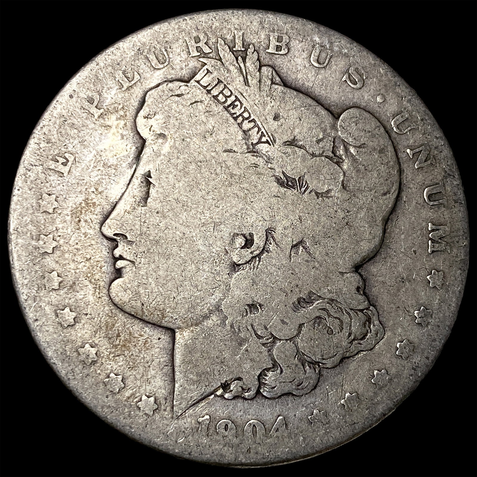 1904-S Silver Morgan Dollar NICELY CIRCULATED: 1904-S Silver Morgan Dollar NICELY CIRCULATED