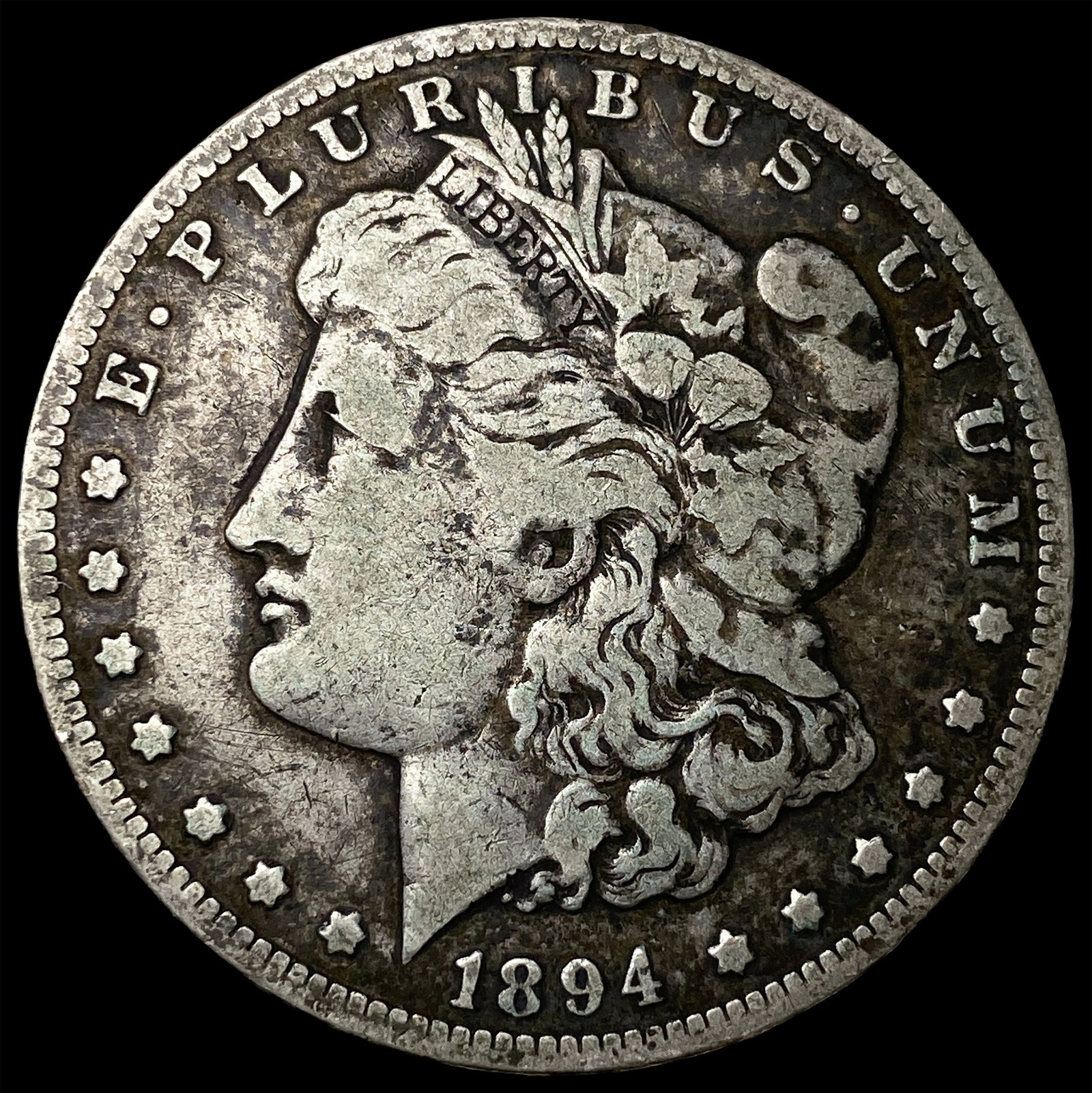 1894-O Silver Morgan Dollar ABOUT UNCIRCULATED: 1894-O Silver Morgan Dollar ABOUT UNCIRCULATED